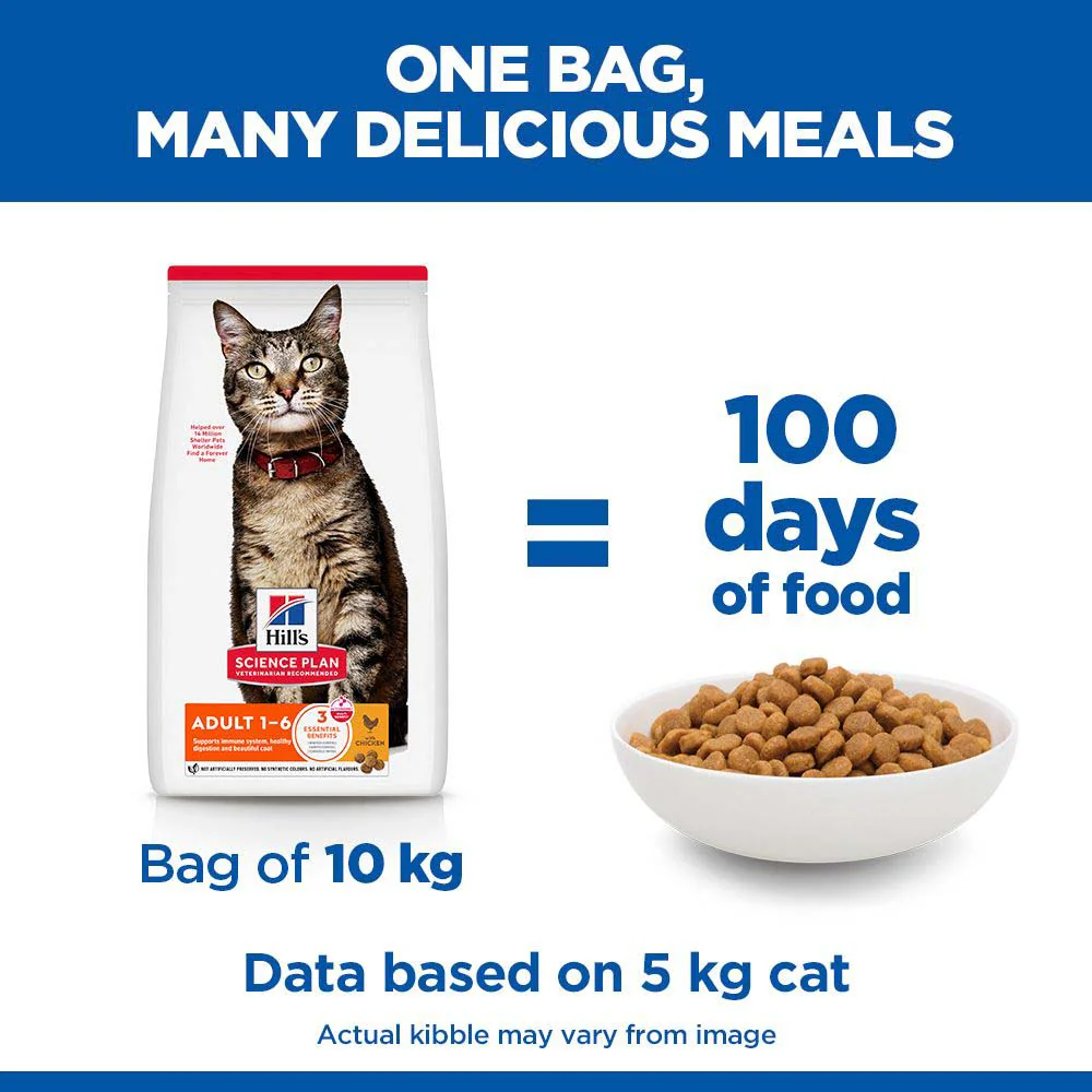 Hills Science Plan Adult Dry Cat Food - Chicken - Image 5