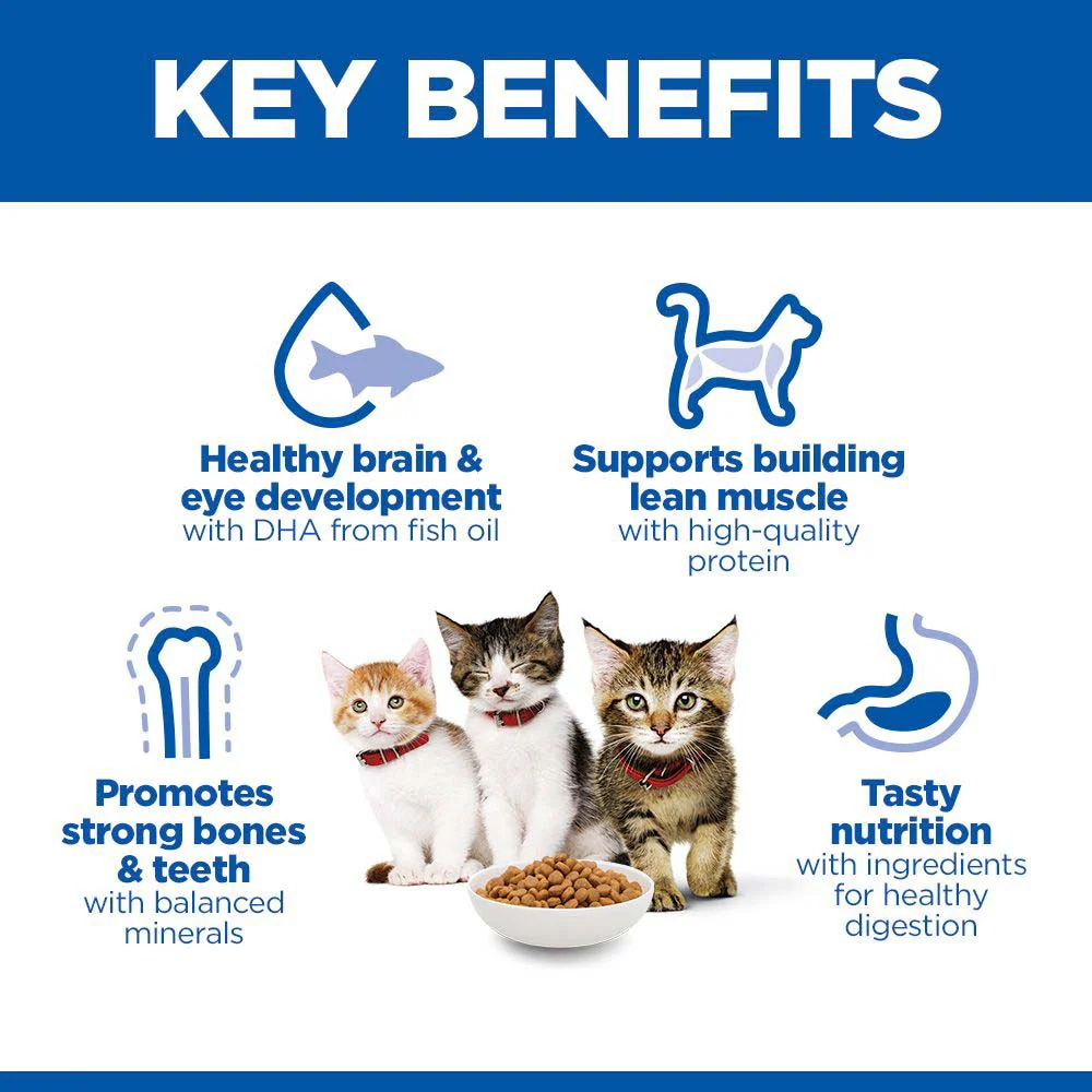 Hills Science Plan Kitten Dry Cat Food - Chicken - Image 3
