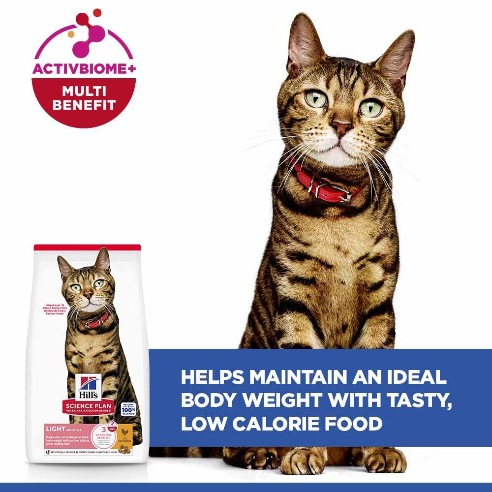 Hills Science Plan Light Adult Dry Cat Food - Image 4
