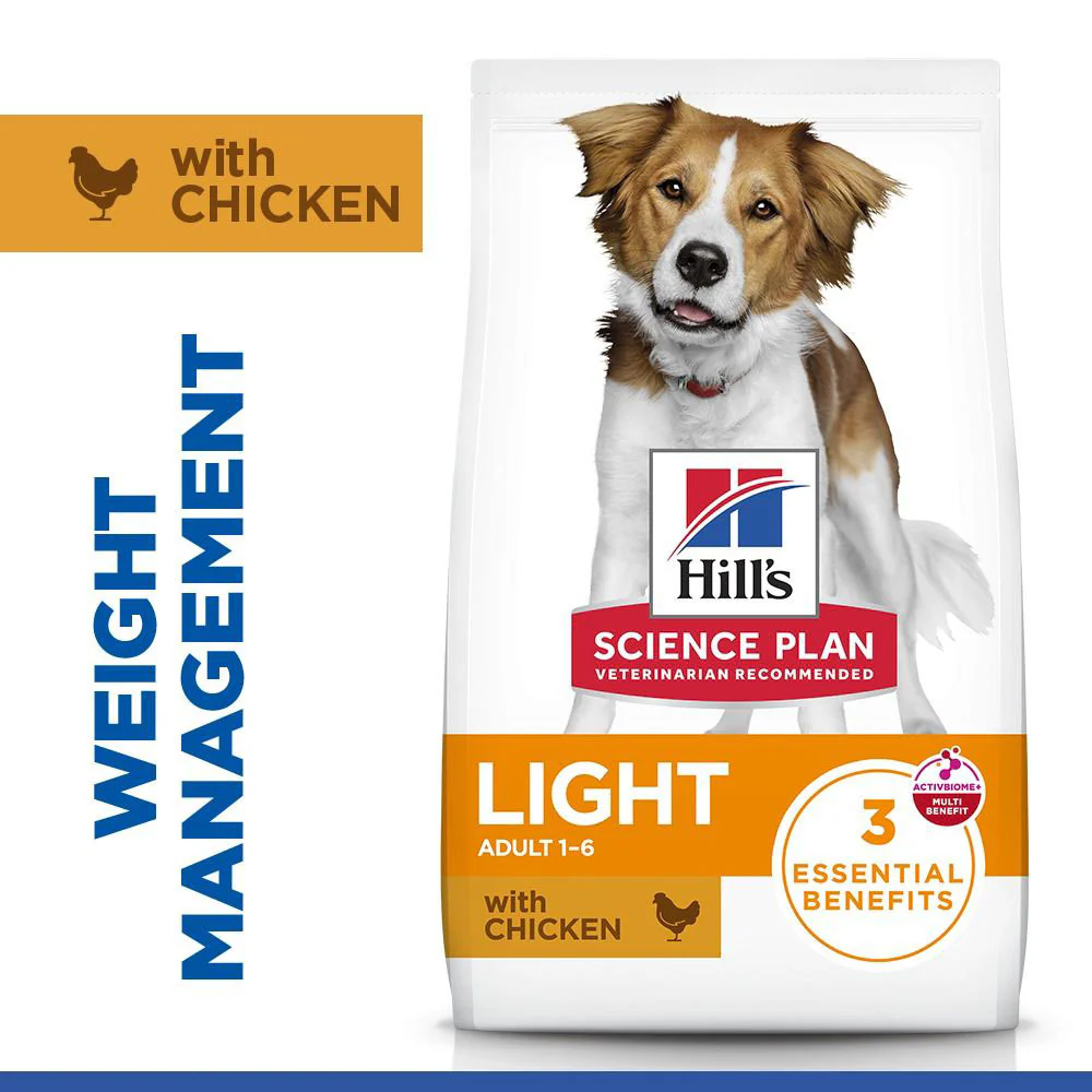 Hills Science Plan Light Medium Breed Adult Dry Dog Food - Chicken - Image 2