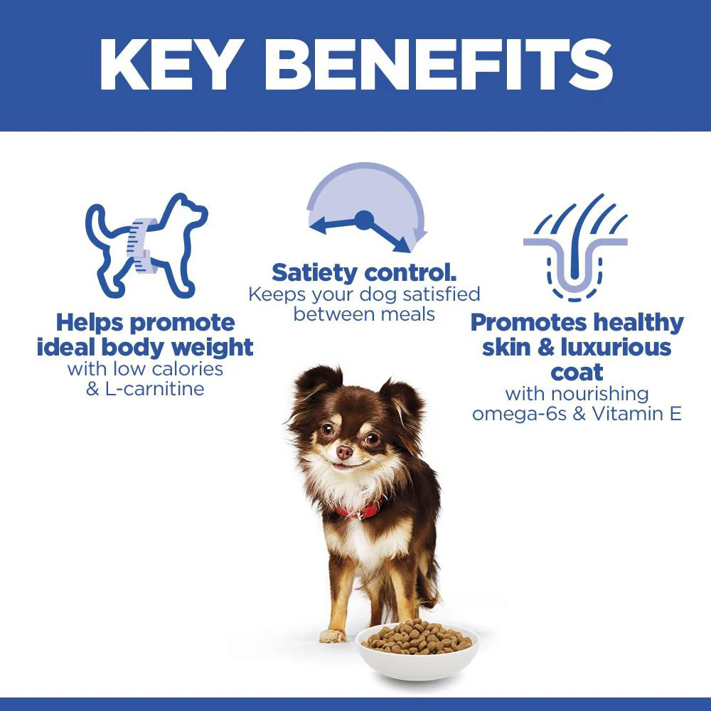 Hills Science Plan Light Small & Mini Breed Adult Dry Dog Food - Chicken - Image 3