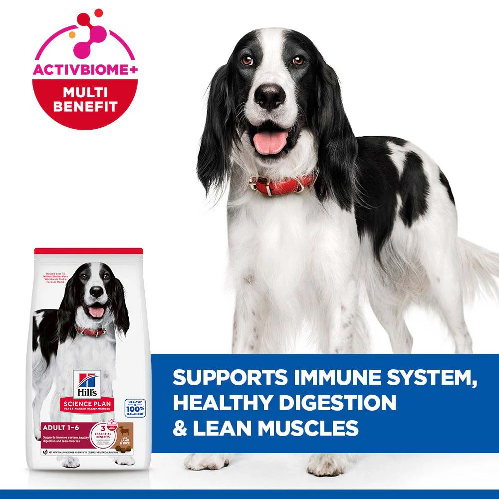 Hills Science Plan Medium Breed Adult Dry Dog Food - Lamb & Rice - Image 4