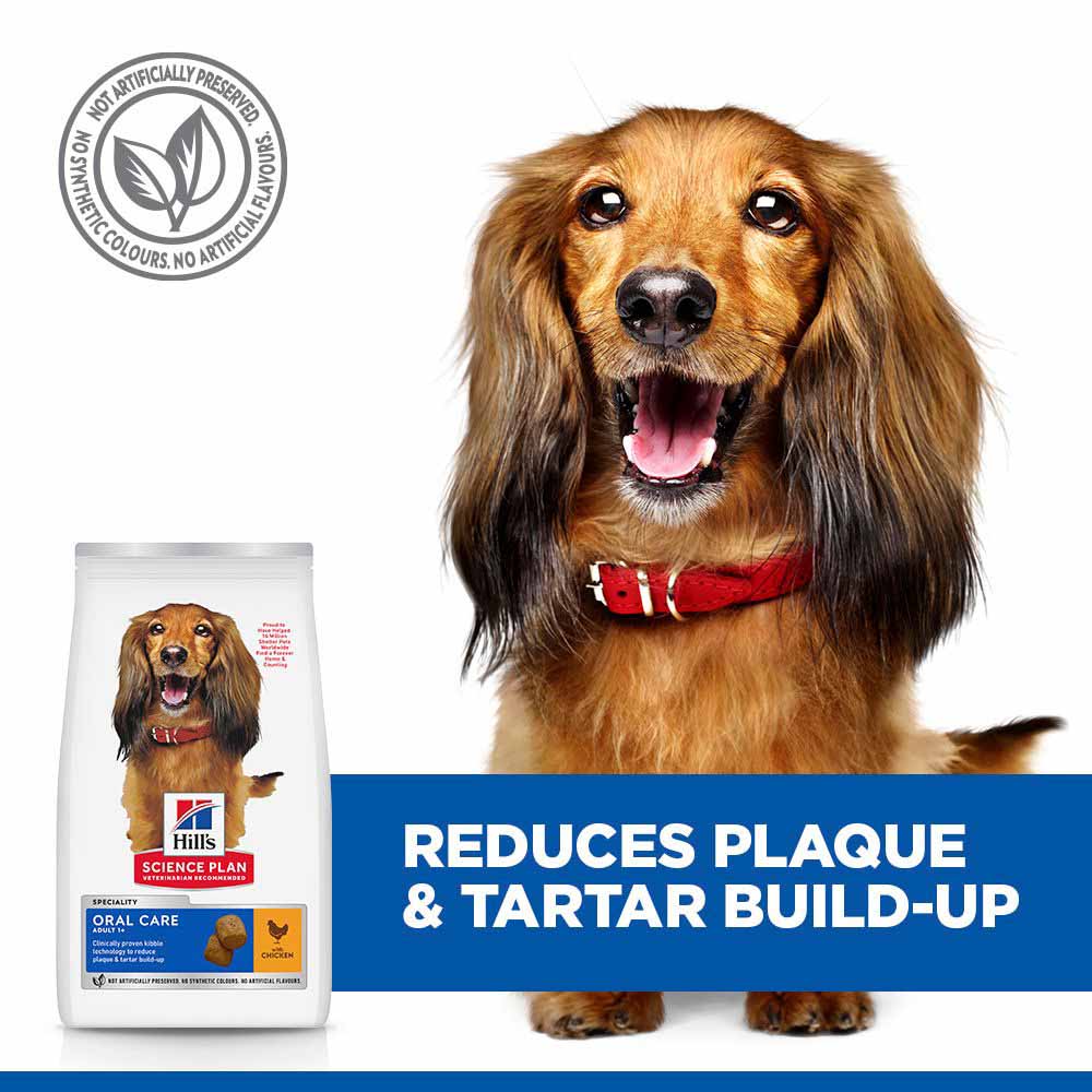 Hills Science Plan Oral Care Medium Breed Adult Dry Dog Food - Chicken - Image 4