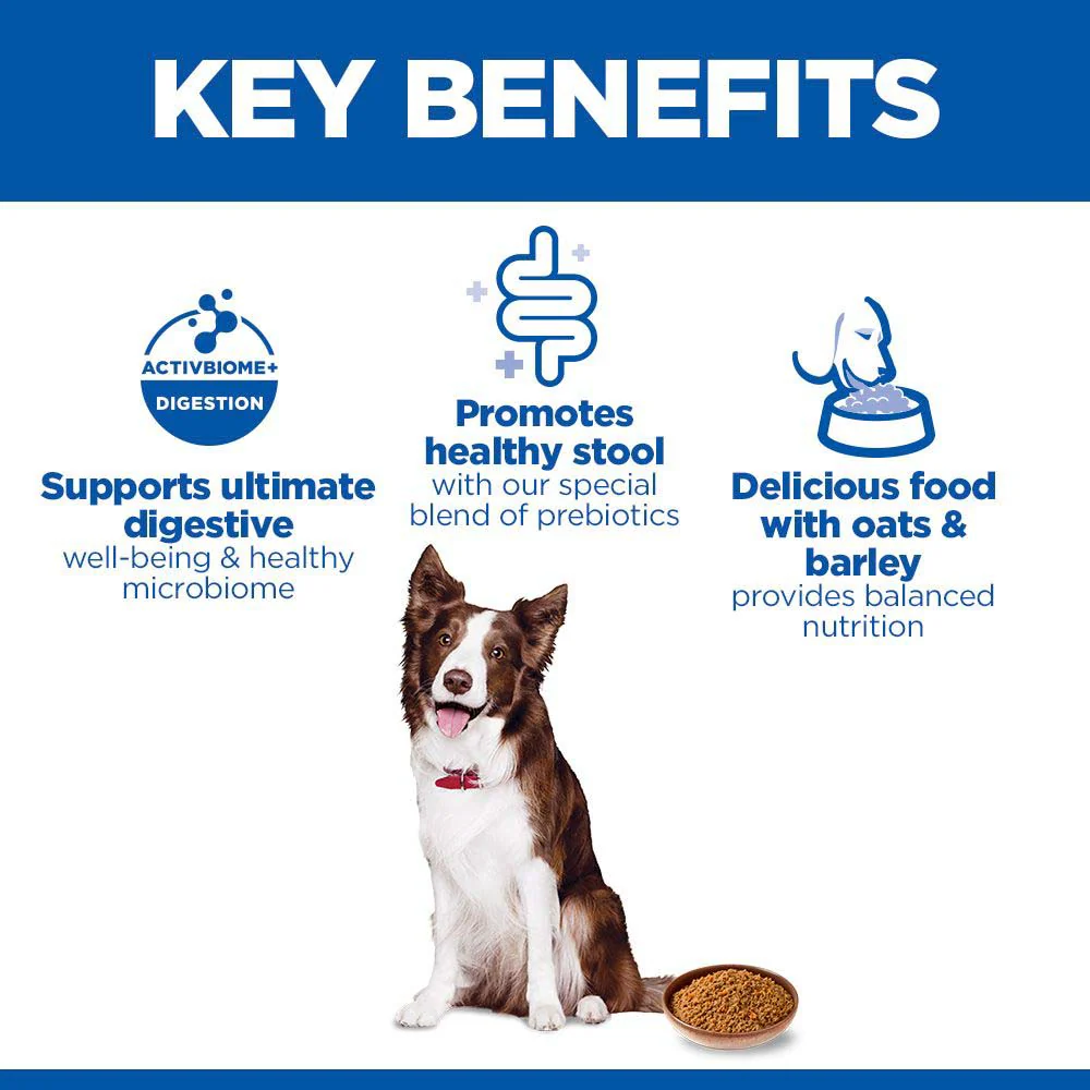 Hills Science Plan Perfect Digestion Adult Dog Food - Chicken & Vegetable - 12x363g cans - Image 3