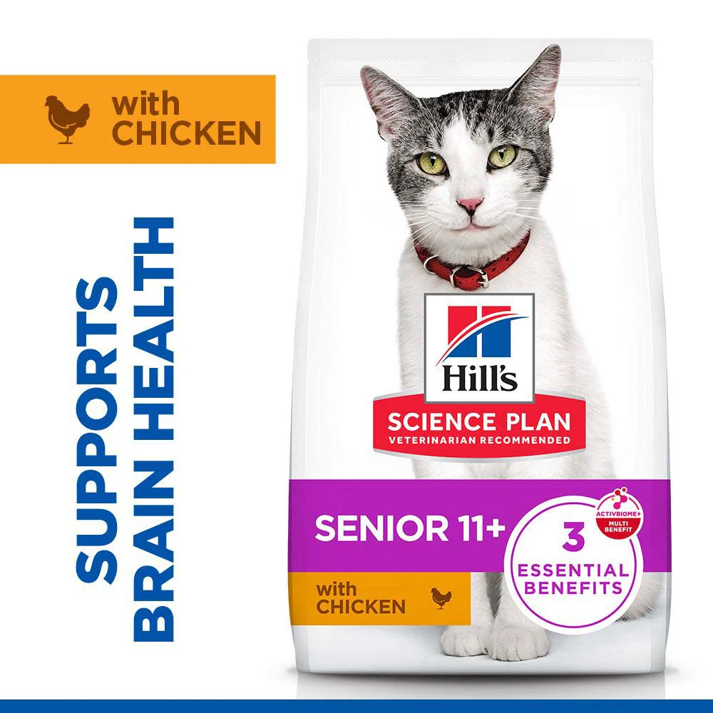 Hills Science Plan Senior Dry Cat Food - Chicken - Image 2