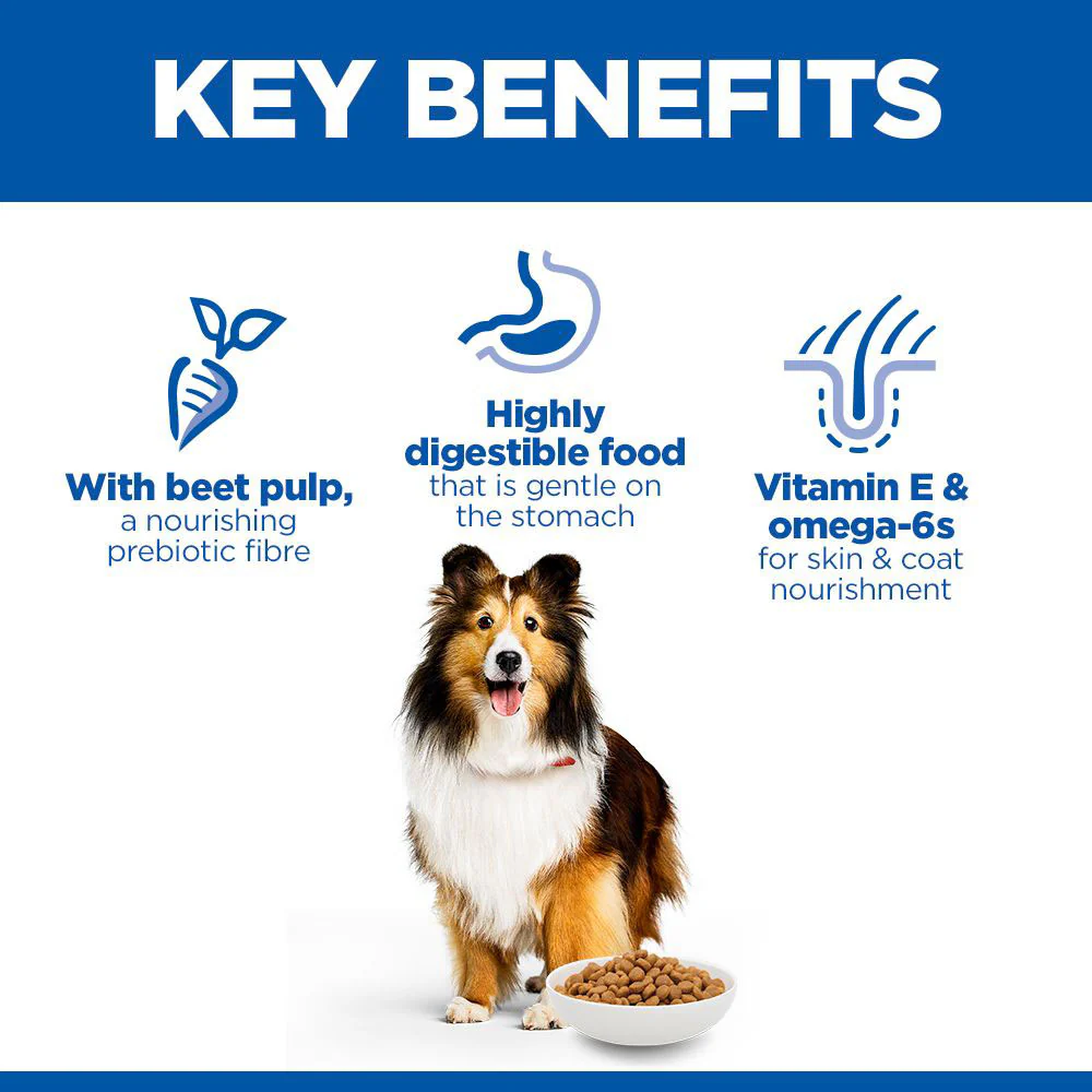 Hills Science Plan Sensitive Stomach & Skin Medium Breed Adult Dry Dog Food - Chicken - Image 3