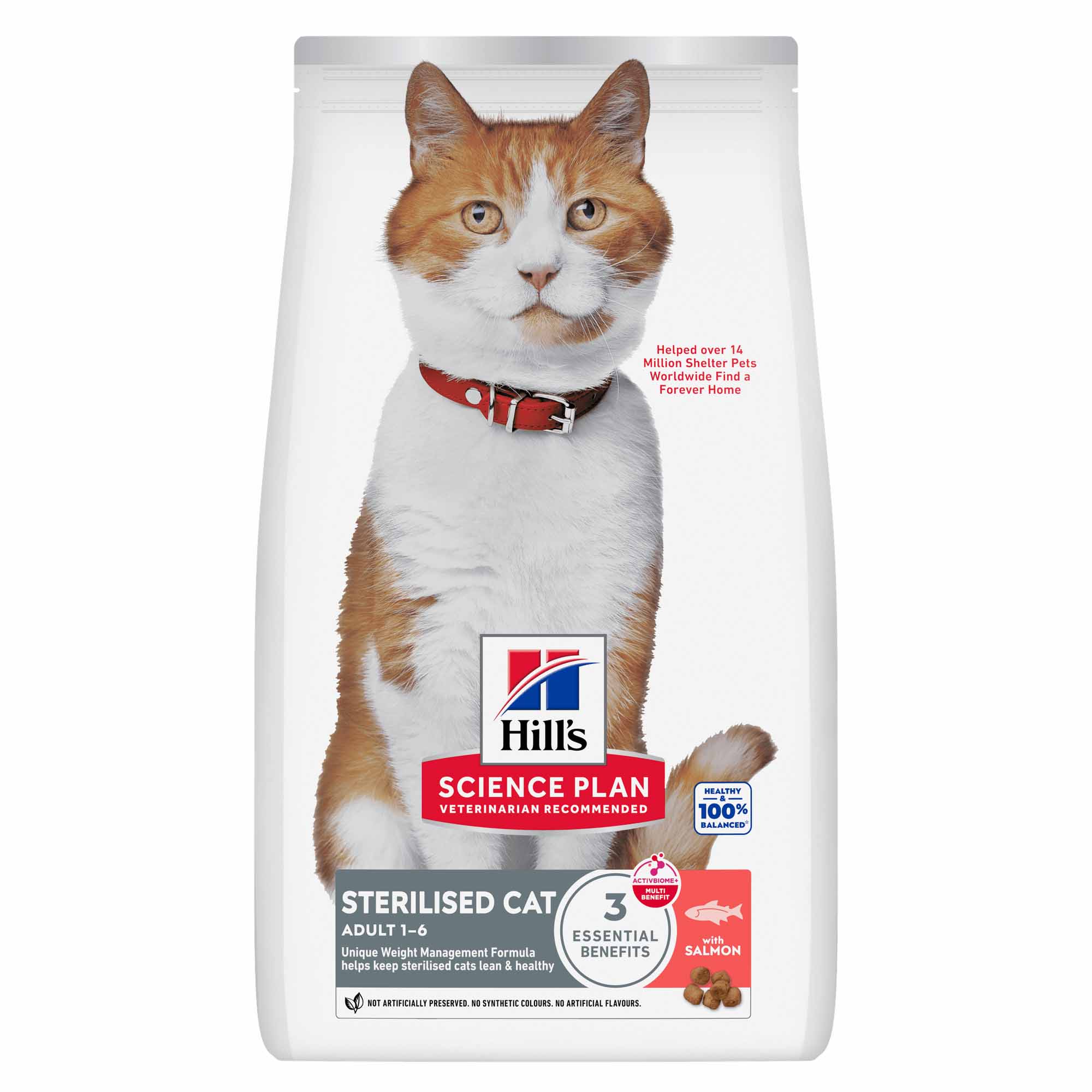 Hills Science Plan Sterilised Adult Dry Cat Food - Salmon