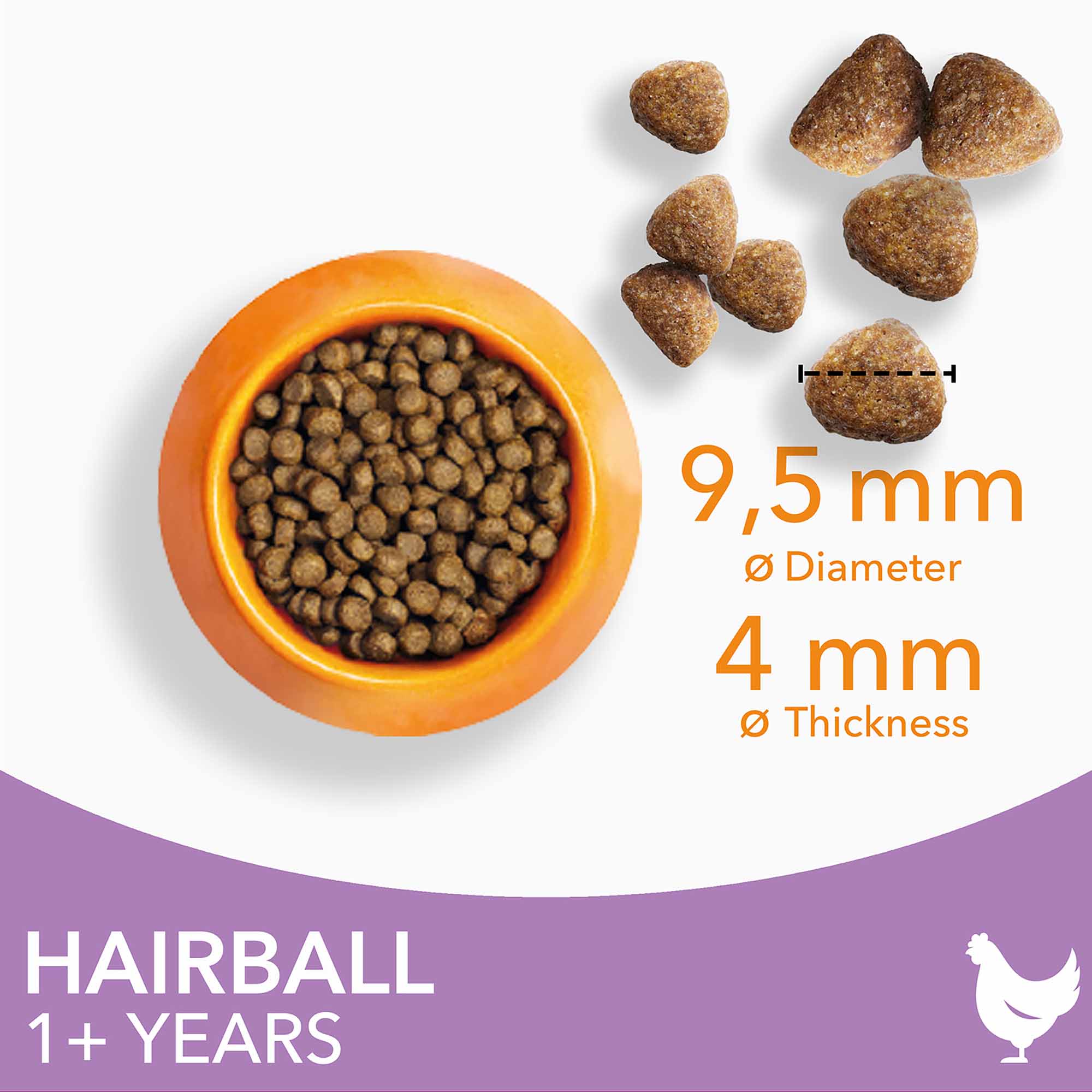 IAMS Hairball Dry Cat Food - Chicken - Image 4