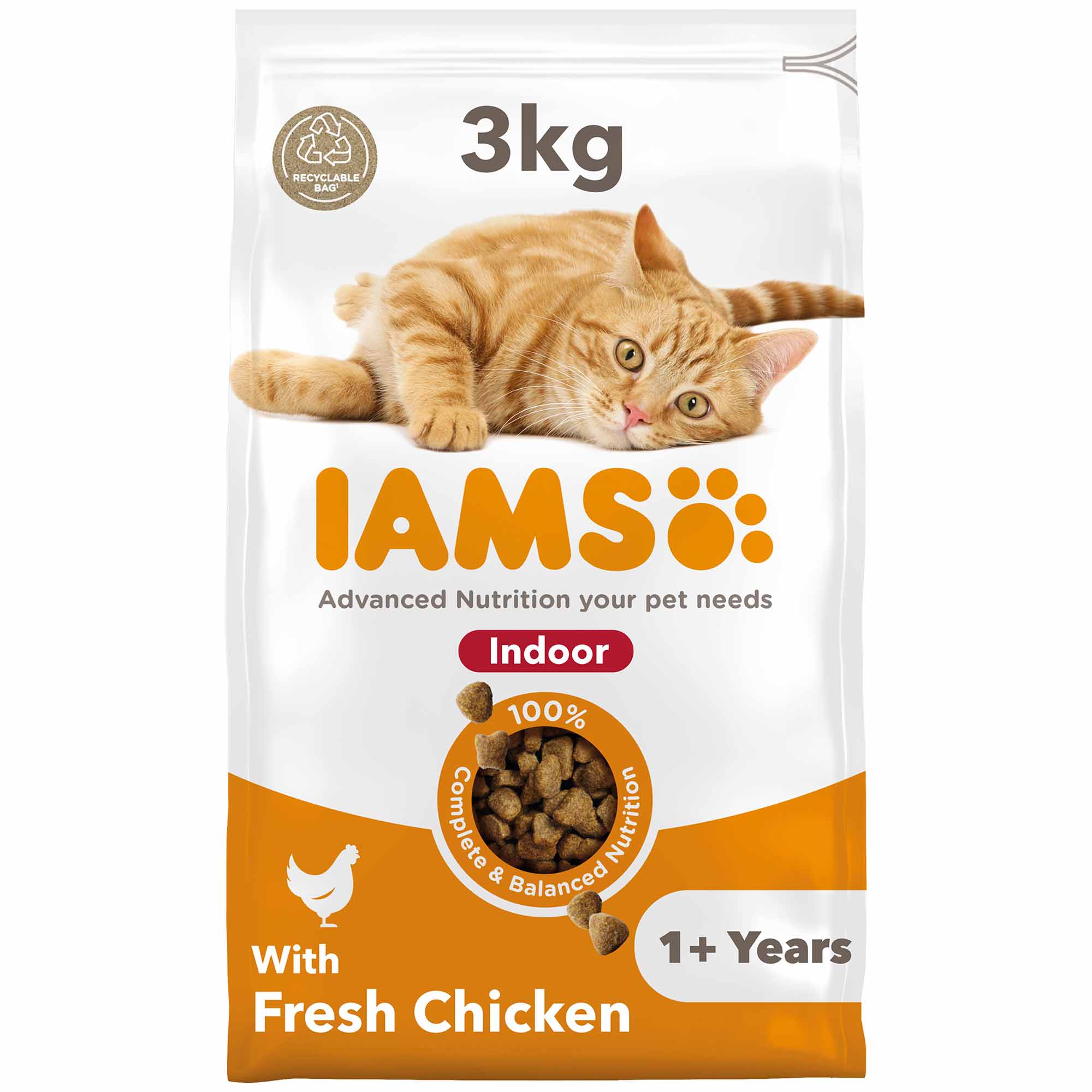 IAMS Indoor Adult Dry Cat Food - Chicken - Image 2