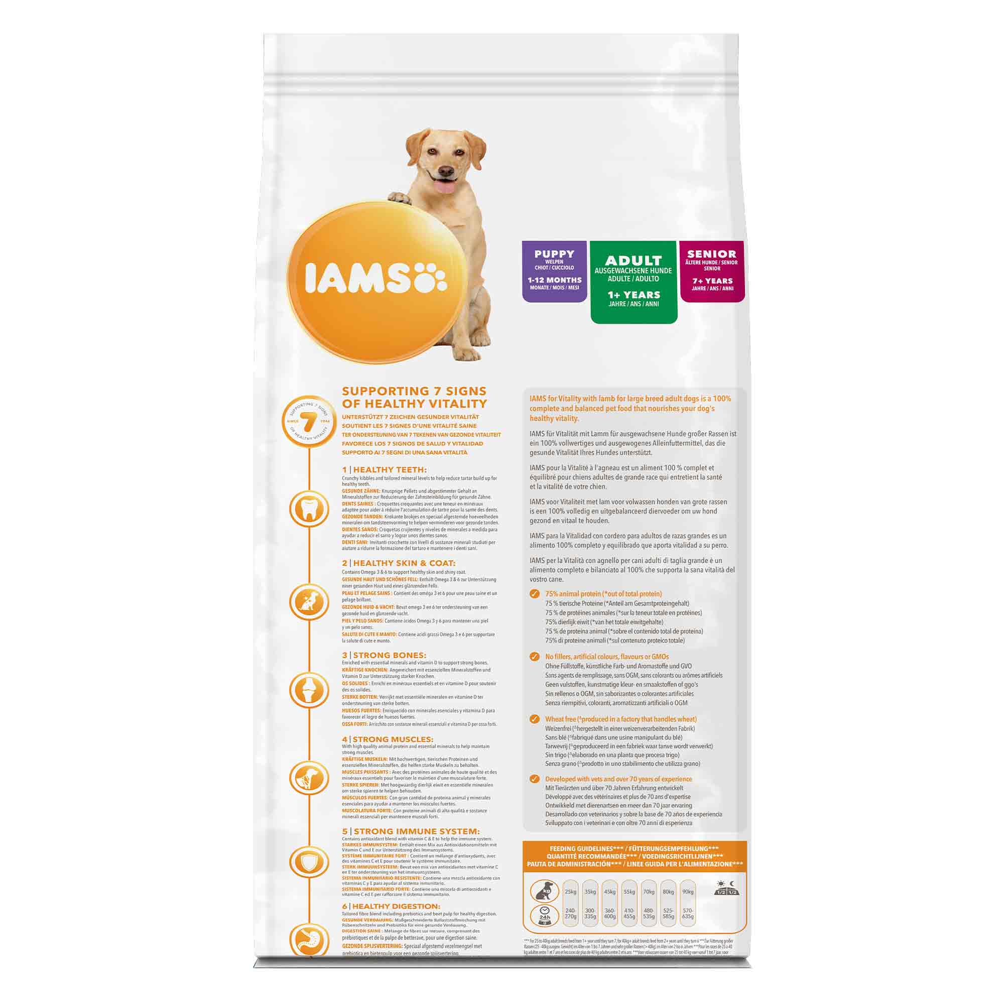 IAMS Large Breed Adult Dry Dog Food - Lamb - Image 2