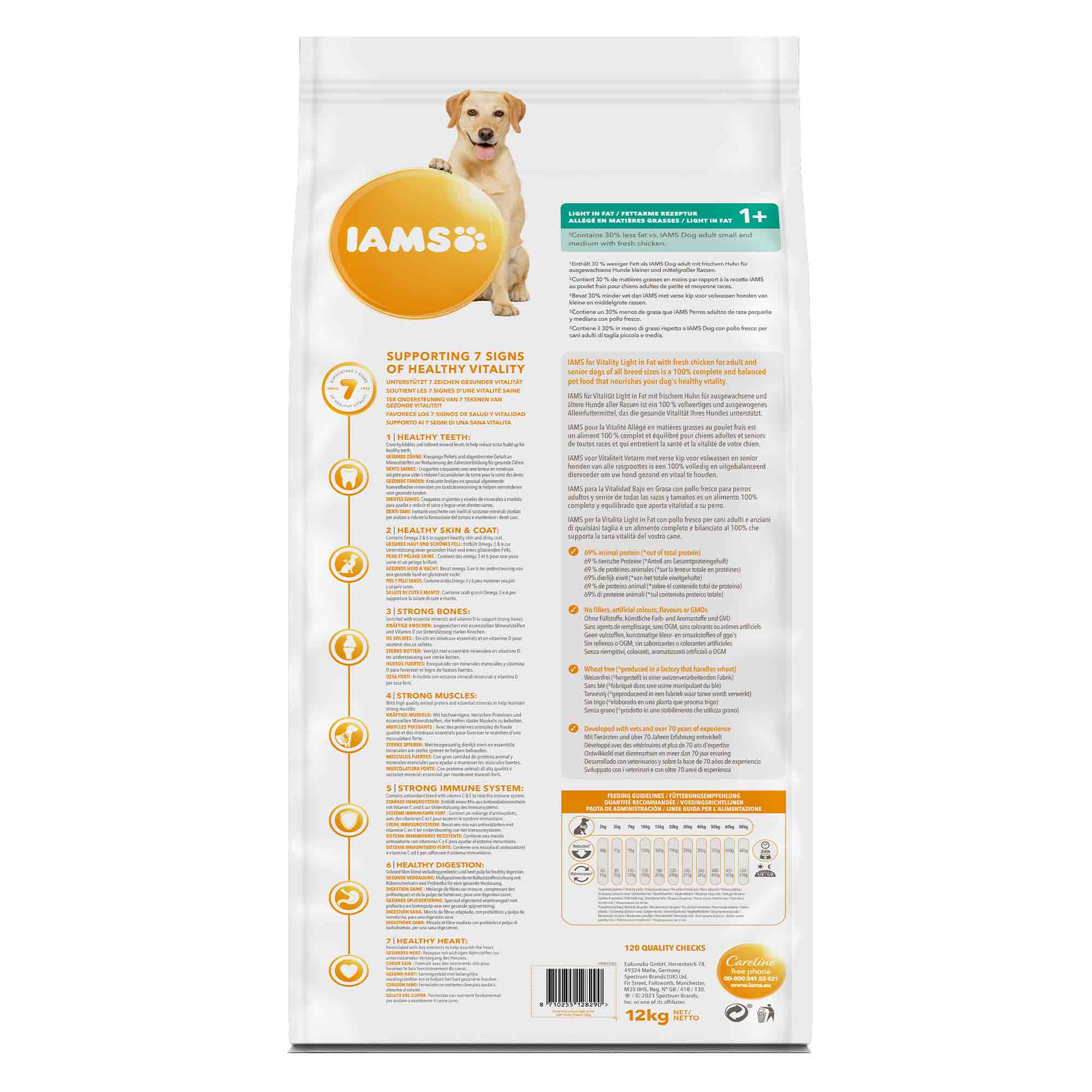 IAMS Light Adult Dry Dog Food - Chicken - Image 2