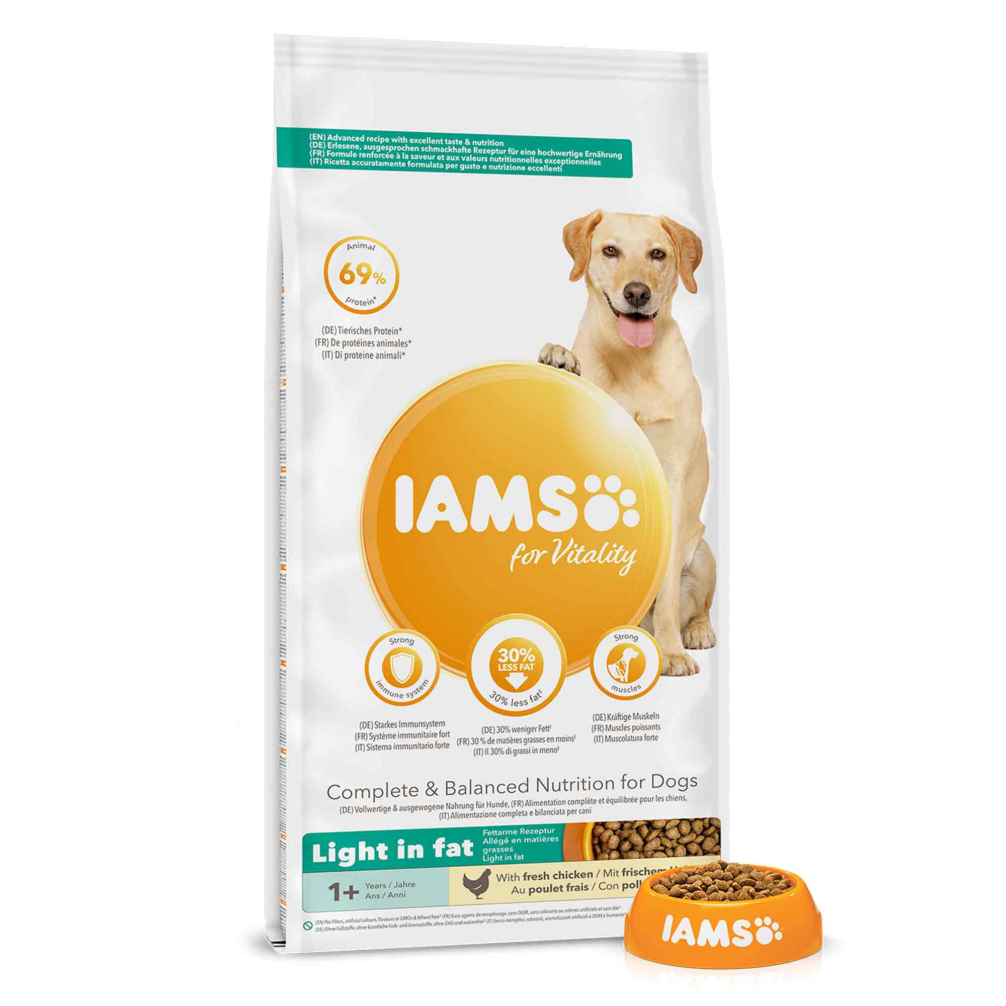 IAMS Light Adult Dry Dog Food - Chicken - Image 3