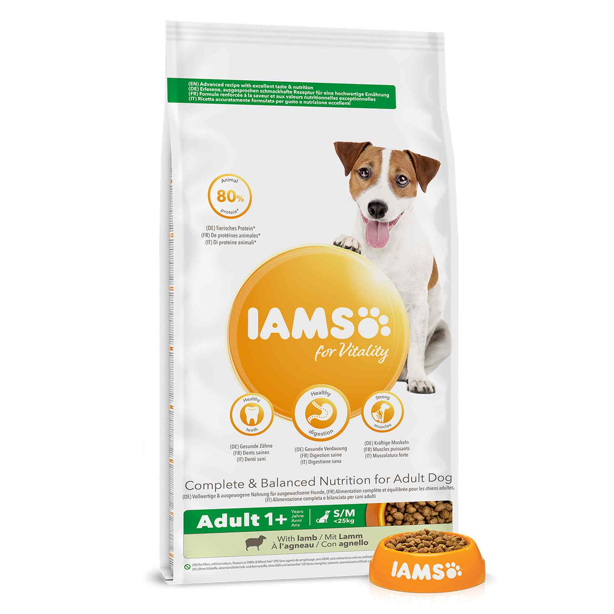 IAMS Small & Medium Breed Adult Dry Dog Food - Lamb - Image 7