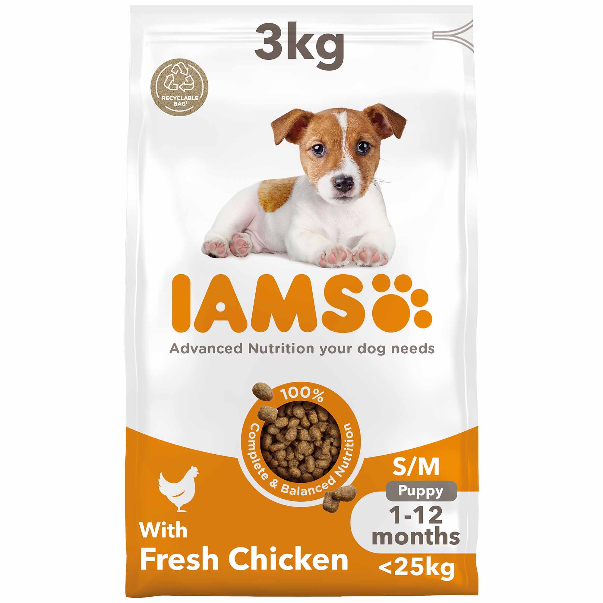 IAMS Small & Medium Breed Puppy Dry Dog Food - Chicken - Image 2