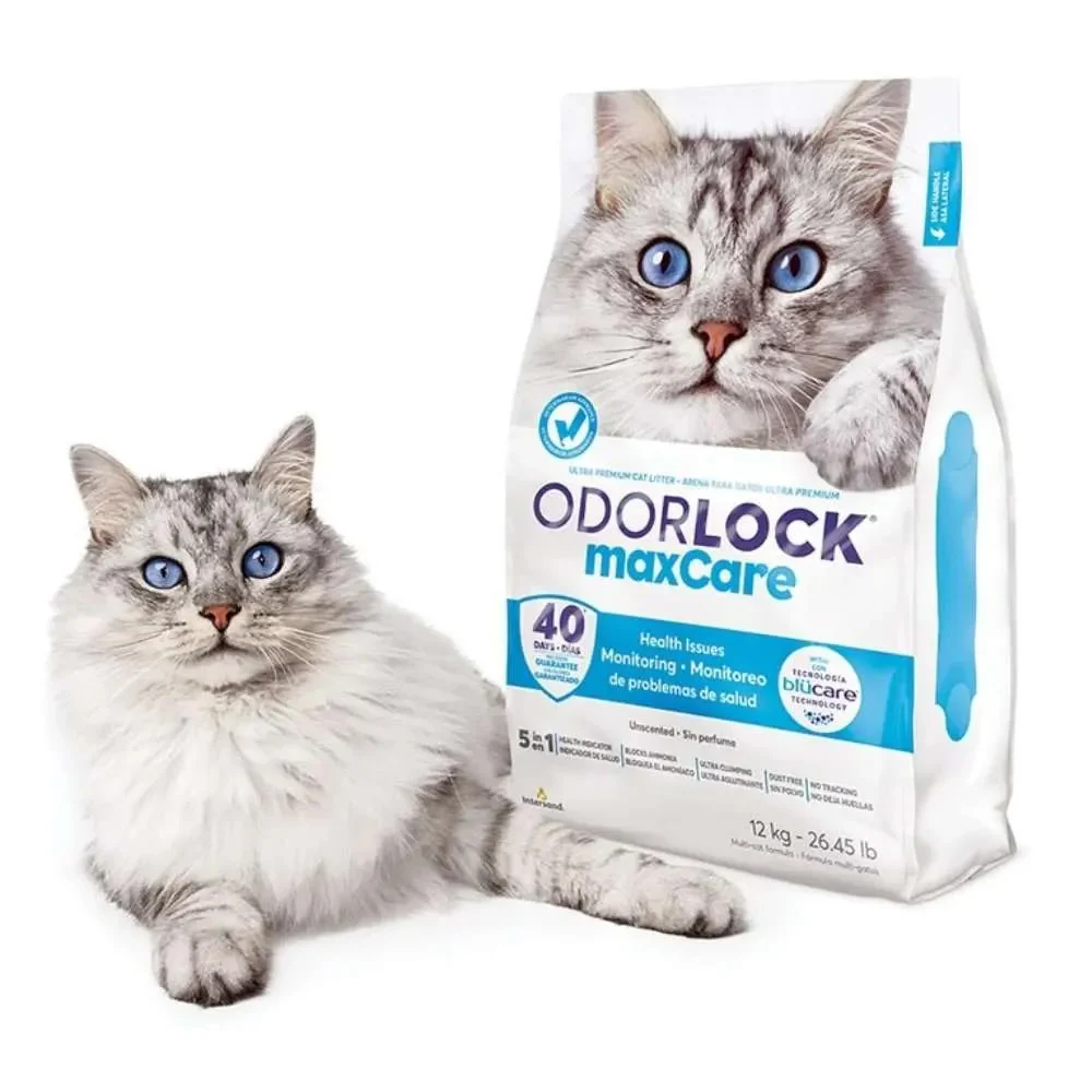Intersand Odourlock MaxCare Ultra Premium Clay Cat Litter - 12kg - Image 2