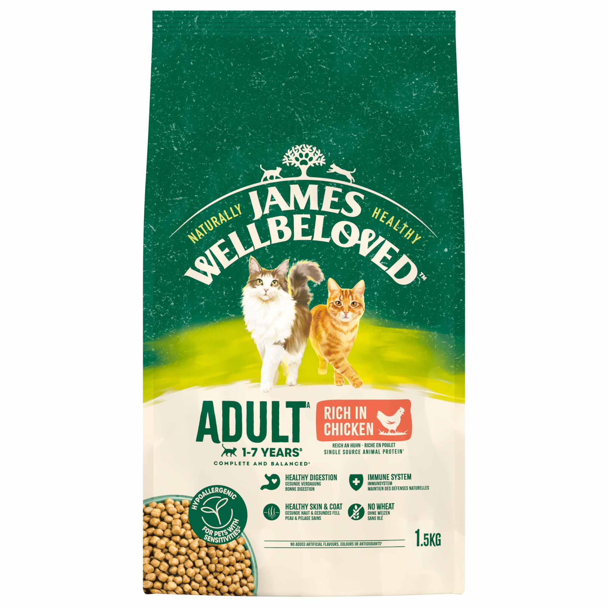 James Wellbeloved Adult Dry Cat Food - Chicken & Rice - Image 10