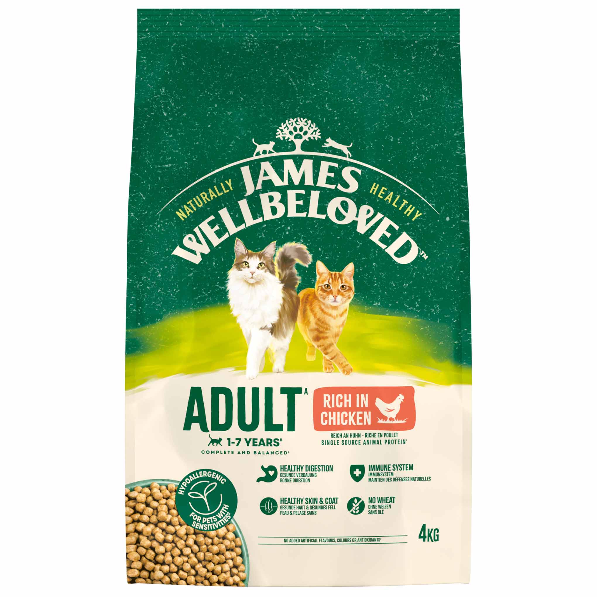 James Wellbeloved Adult Dry Cat Food - Chicken & Rice - Image 5