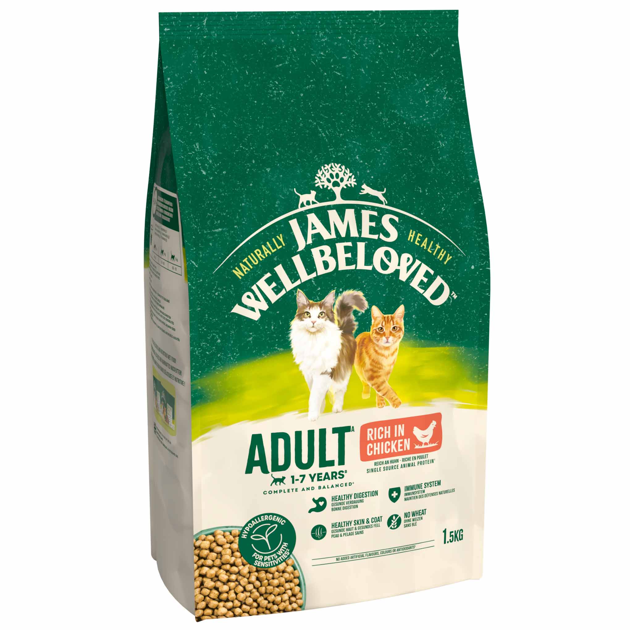 James Wellbeloved Adult Dry Cat Food - Chicken & Rice - Image 8