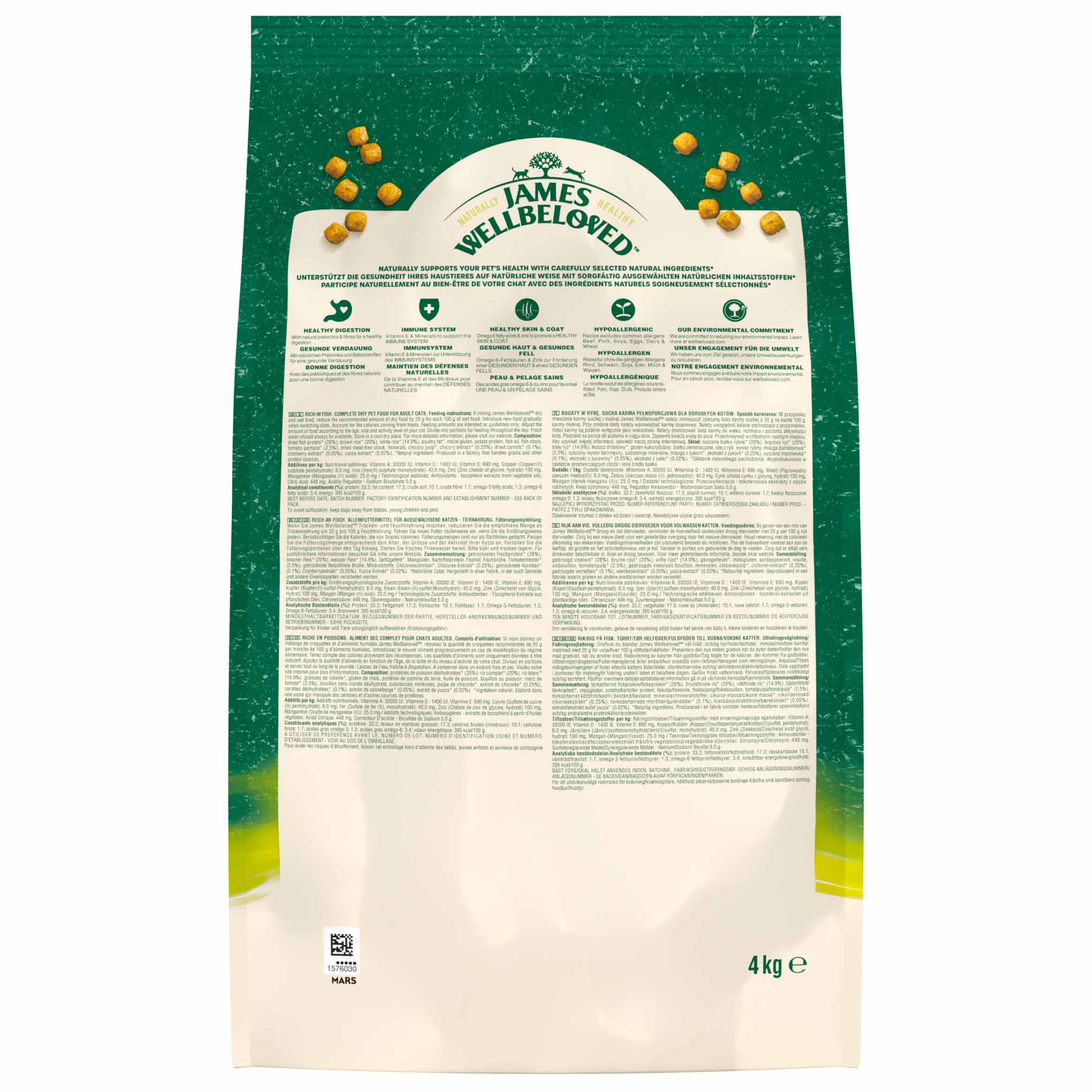 James Wellbeloved Adult Dry Cat Food - Fish - Image 14