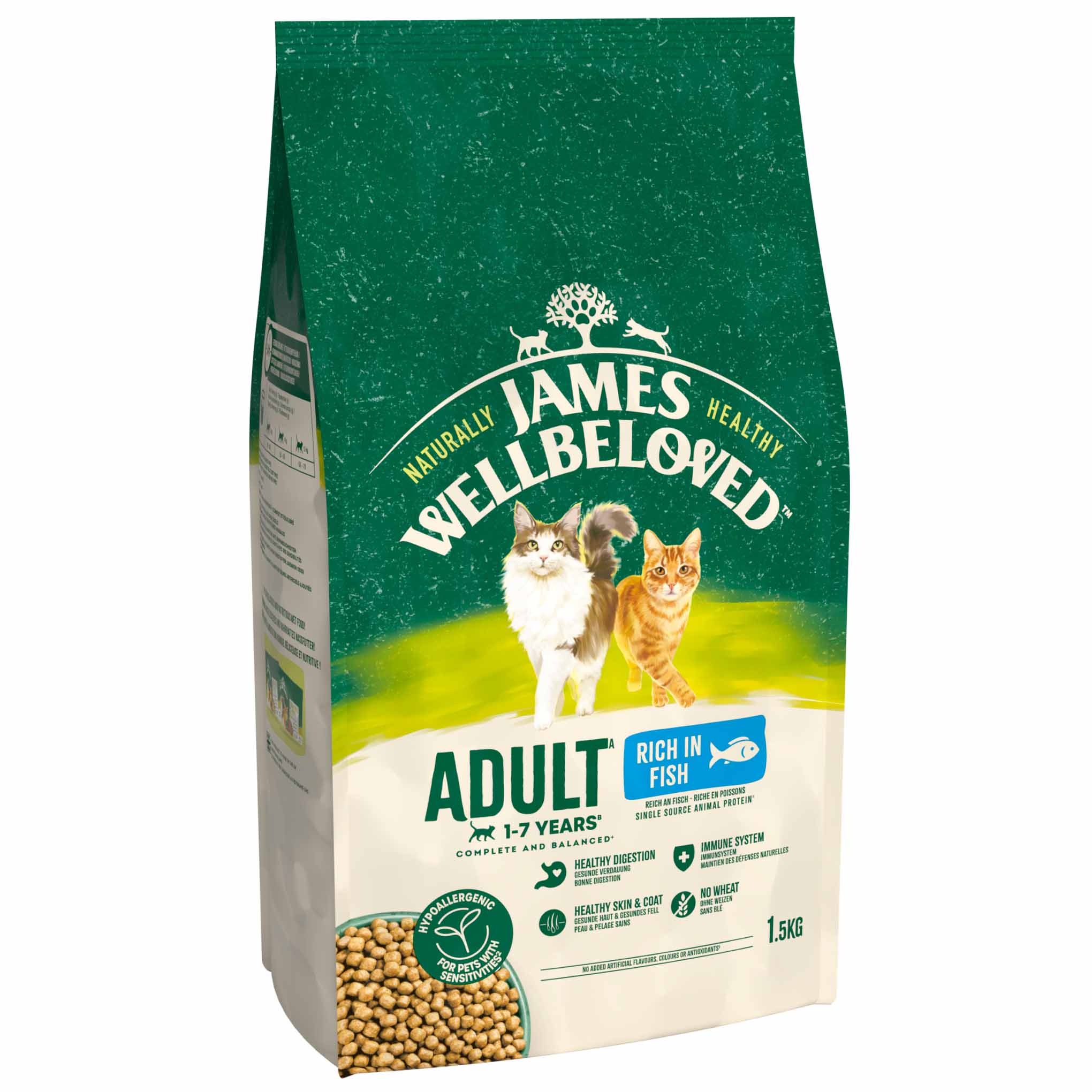 James Wellbeloved Adult Dry Cat Food - Fish - Image 3