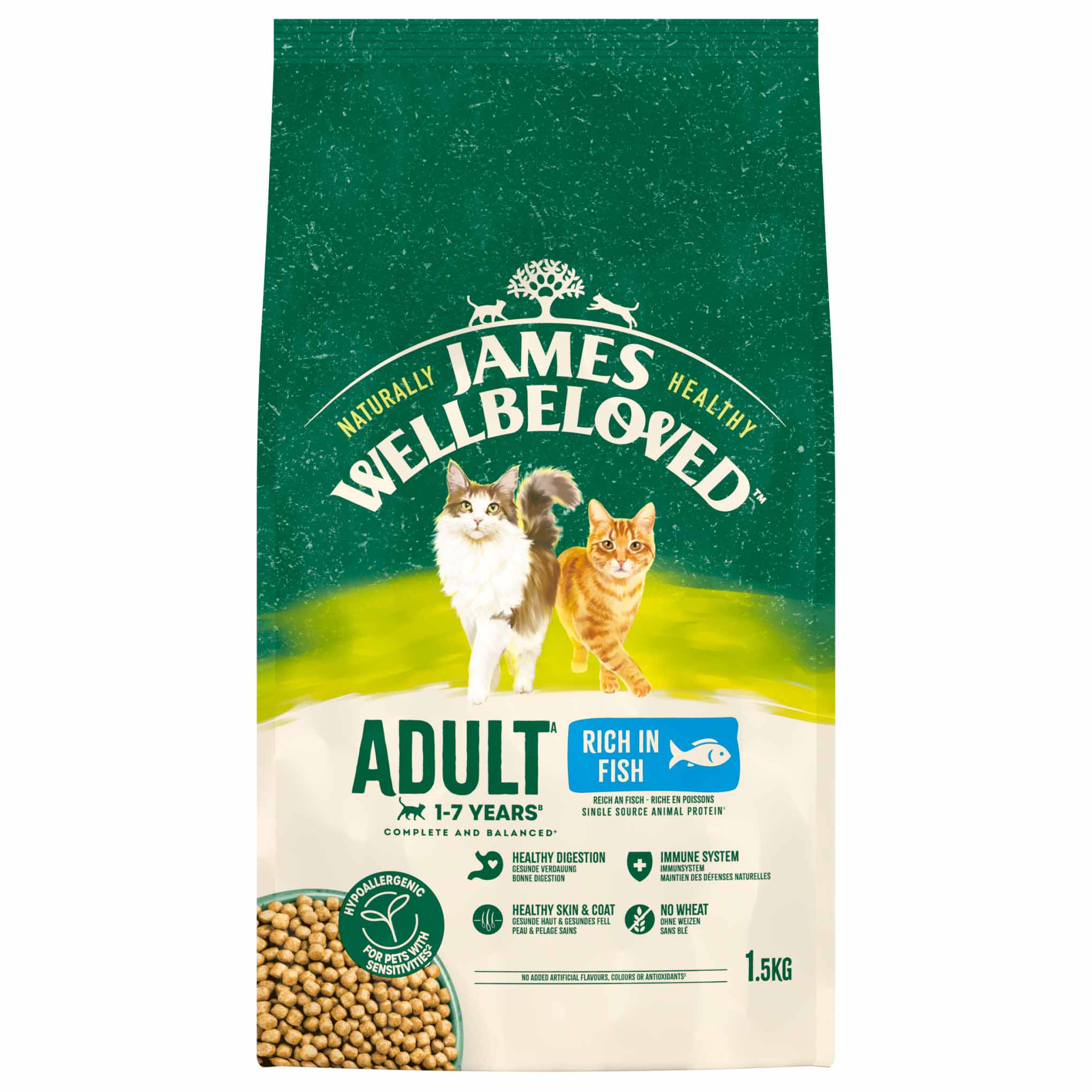 James Wellbeloved Adult Dry Cat Food - Fish - Image 4