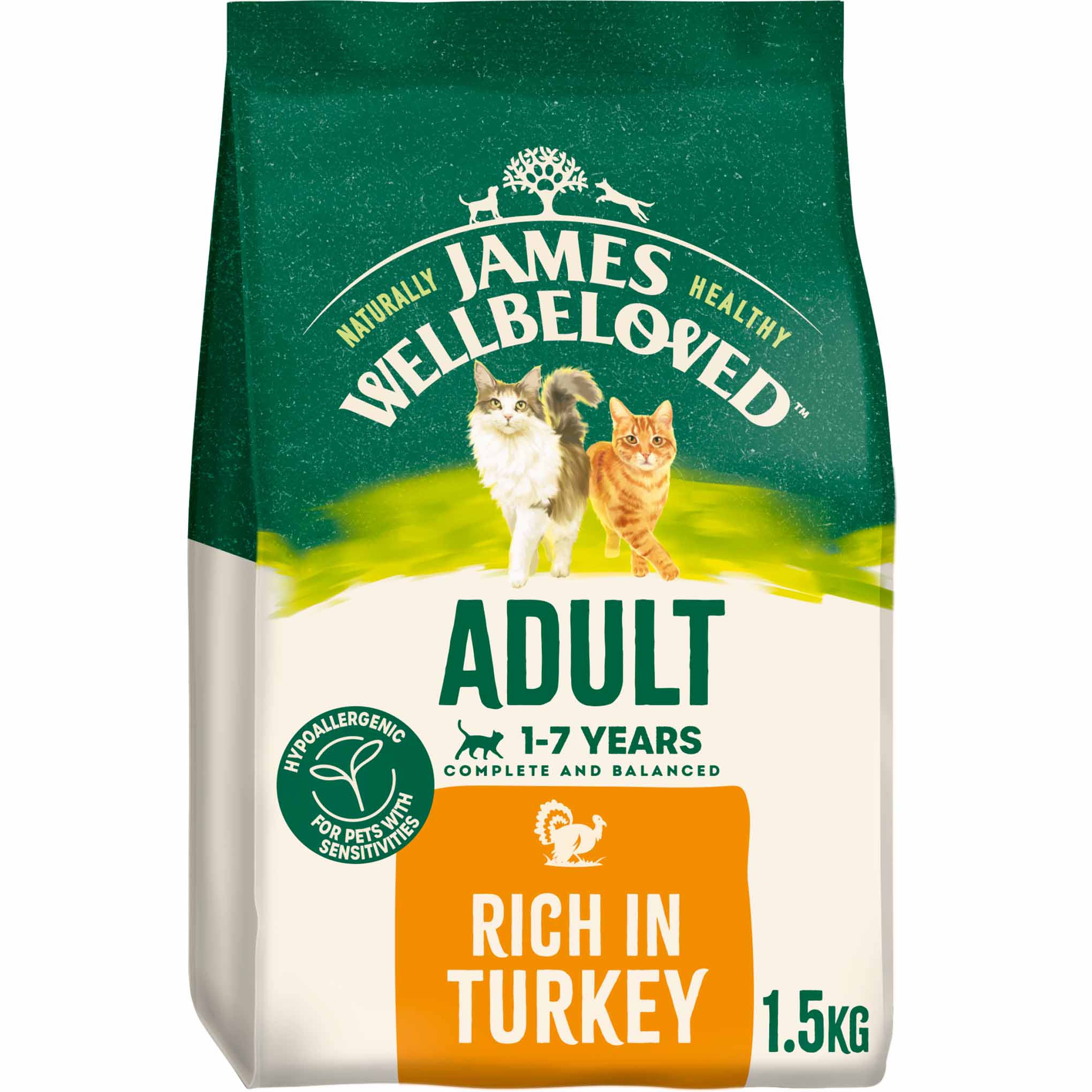 James Wellbeloved Adult Dry Cat Food - Turkey - Image 2
