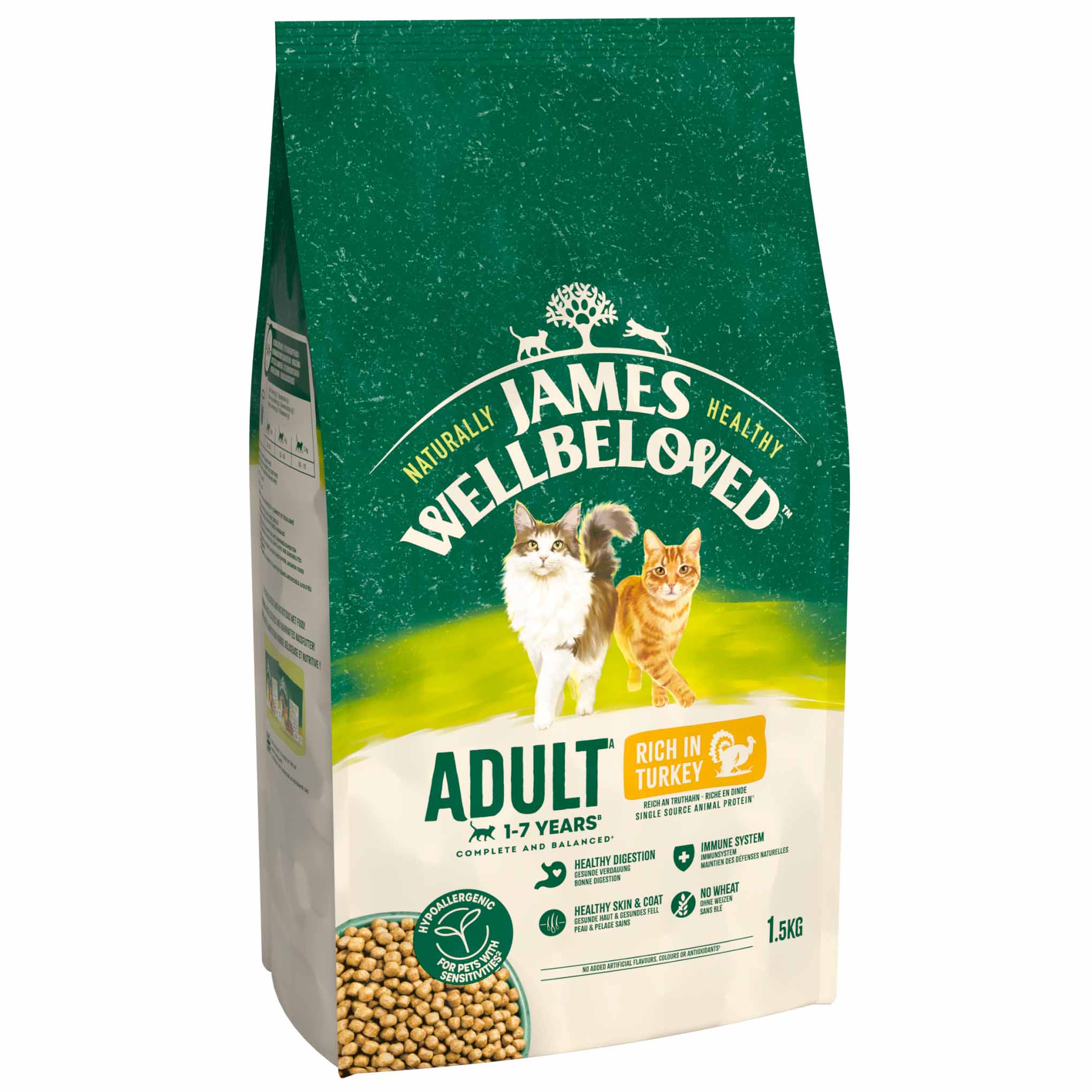 James Wellbeloved Adult Dry Cat Food - Turkey - Image 3