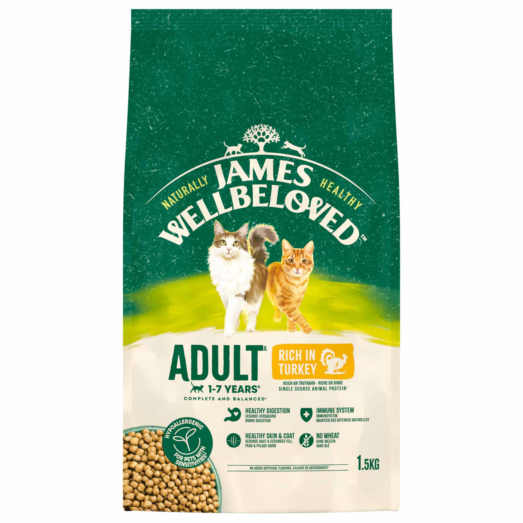 James Wellbeloved Adult Dry Cat Food - Turkey - Image 5