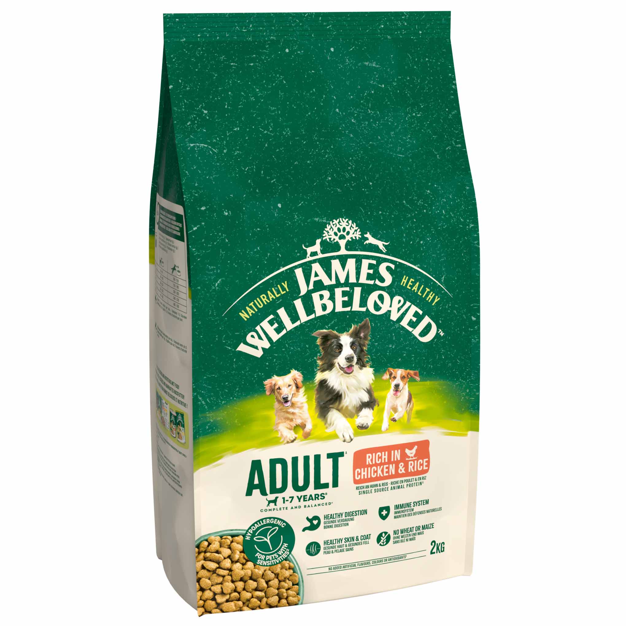 James Wellbeloved Adult Dry Dog Food - Chicken & Rice - Image 3
