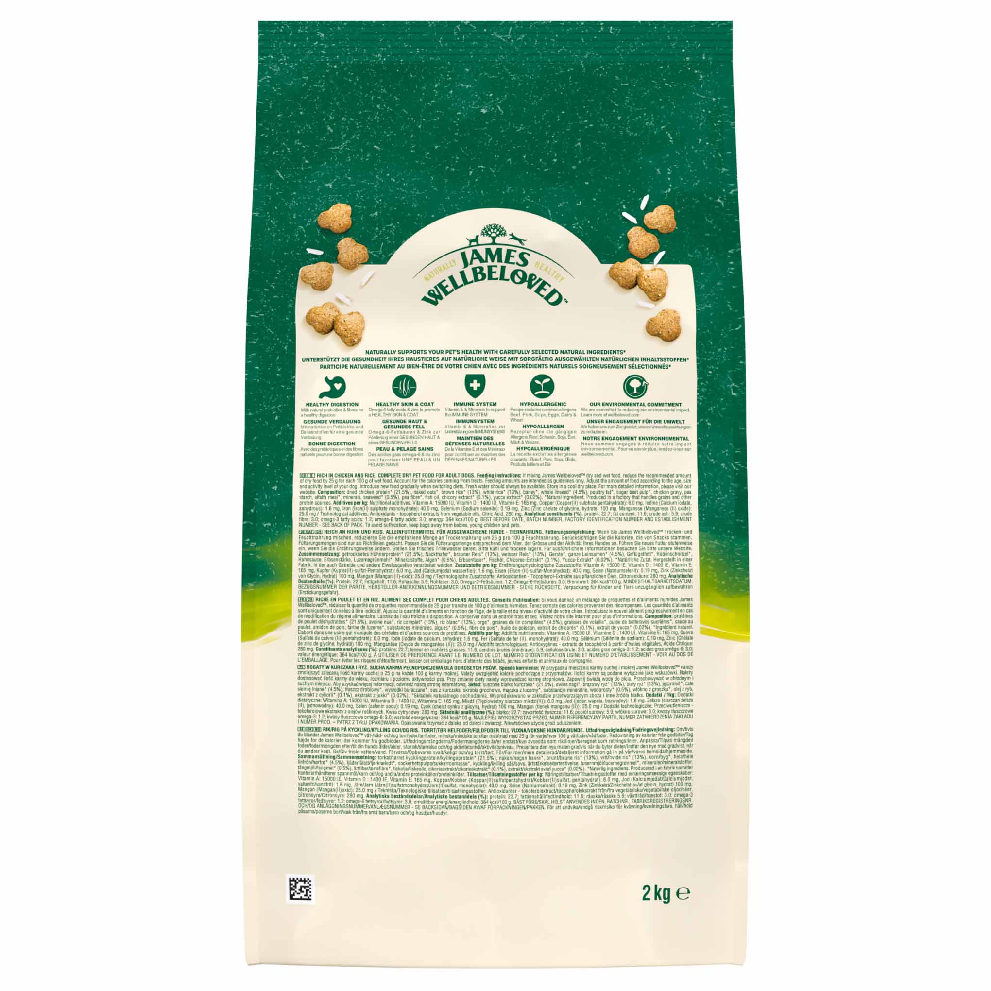 James Wellbeloved Adult Dry Dog Food - Chicken & Rice - Image 5