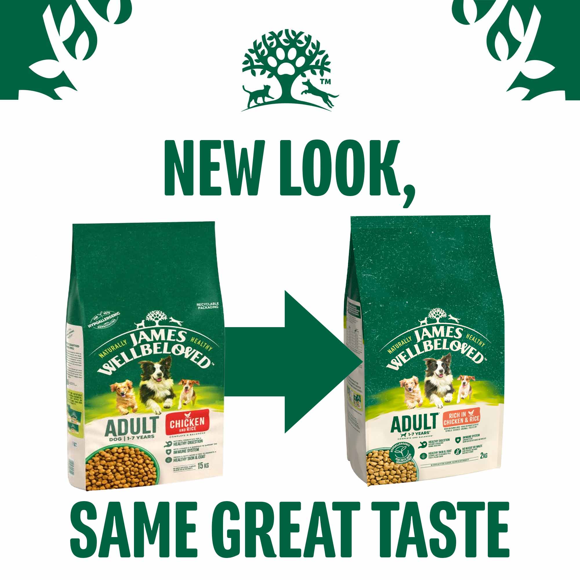 James Wellbeloved Adult Dry Dog Food - Chicken & Rice - Image 6