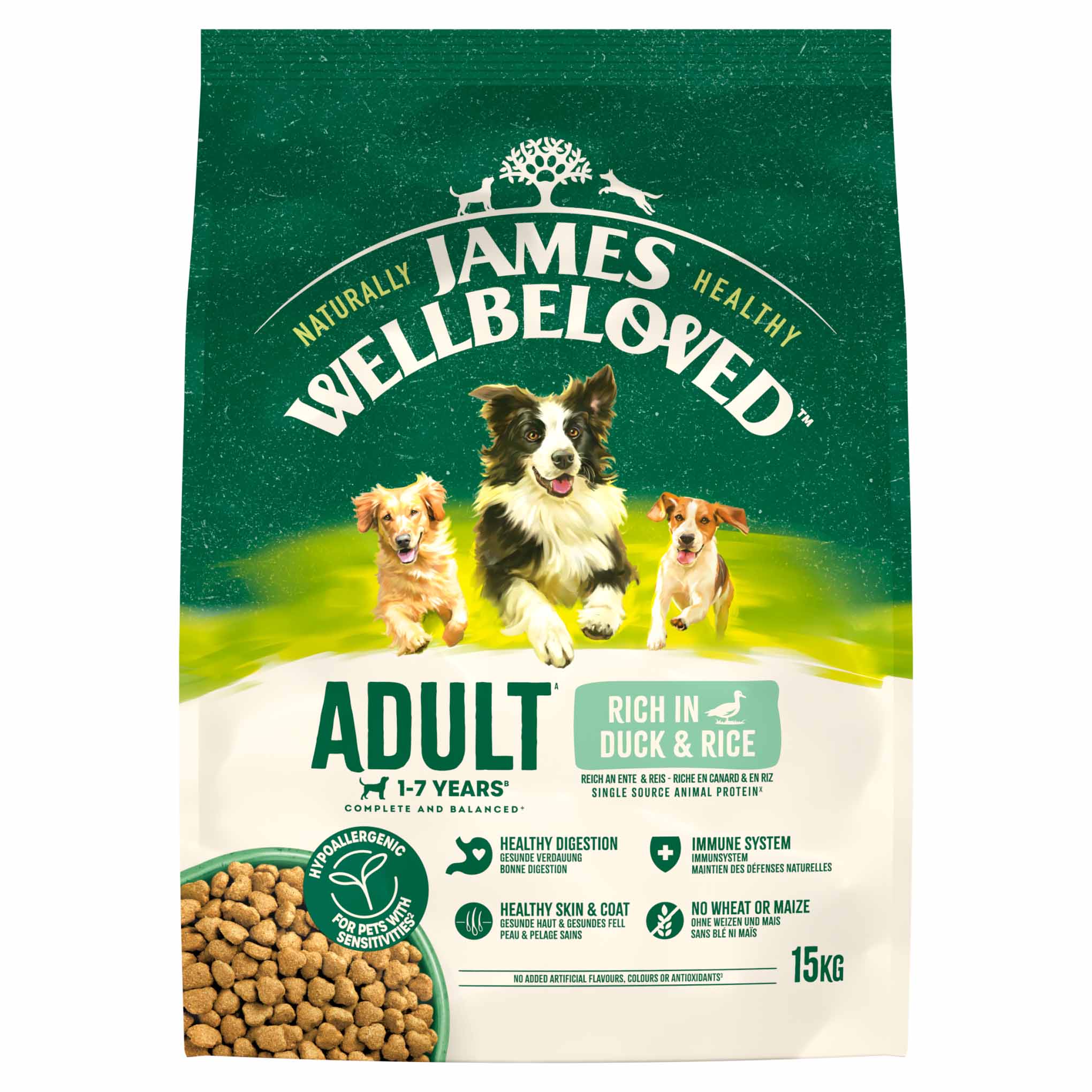 James Wellbeloved Adult Dry Dog Food - Duck & Rice - Image 5