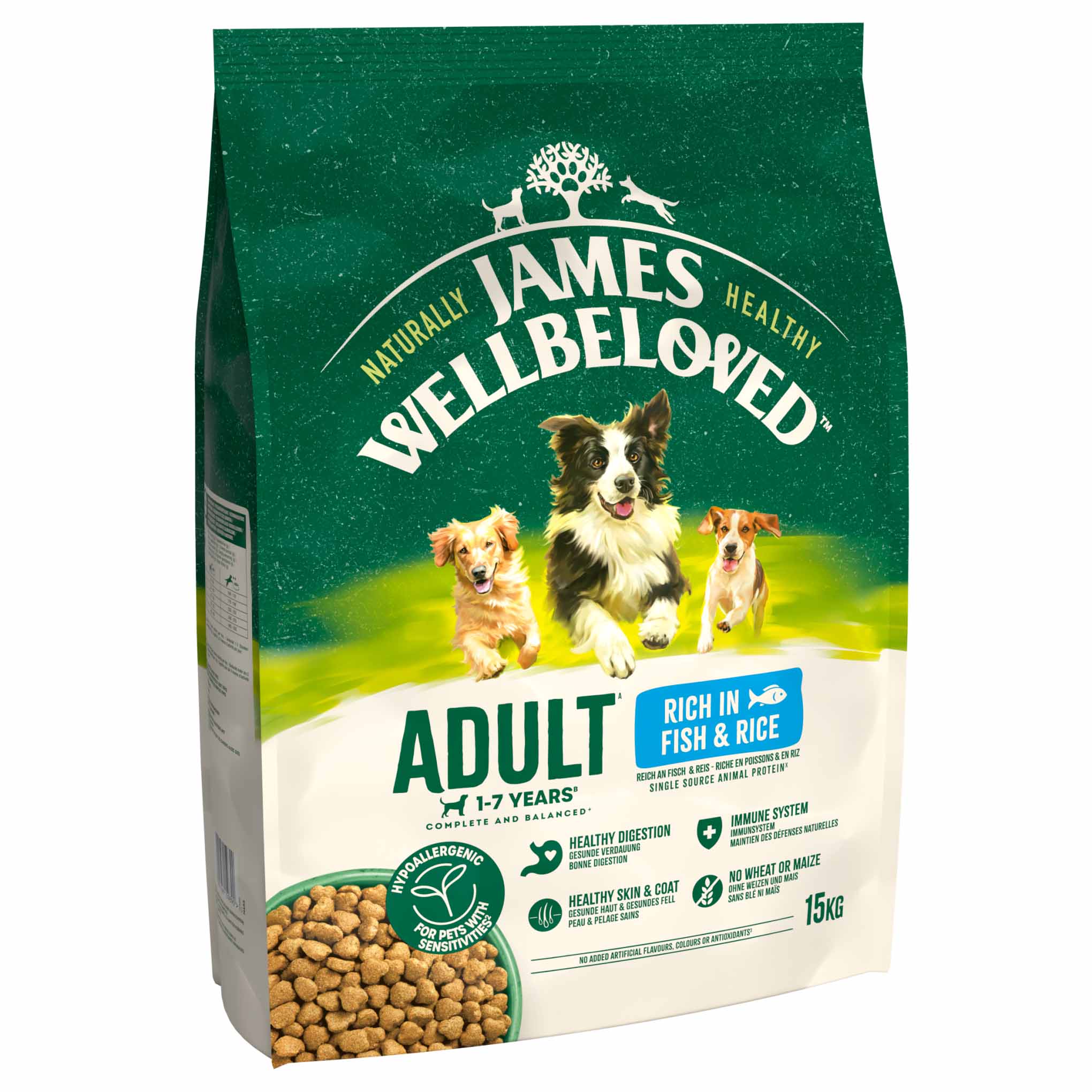 James Wellbeloved Adult Dry Dog Food - Fish & Rice - Image 3