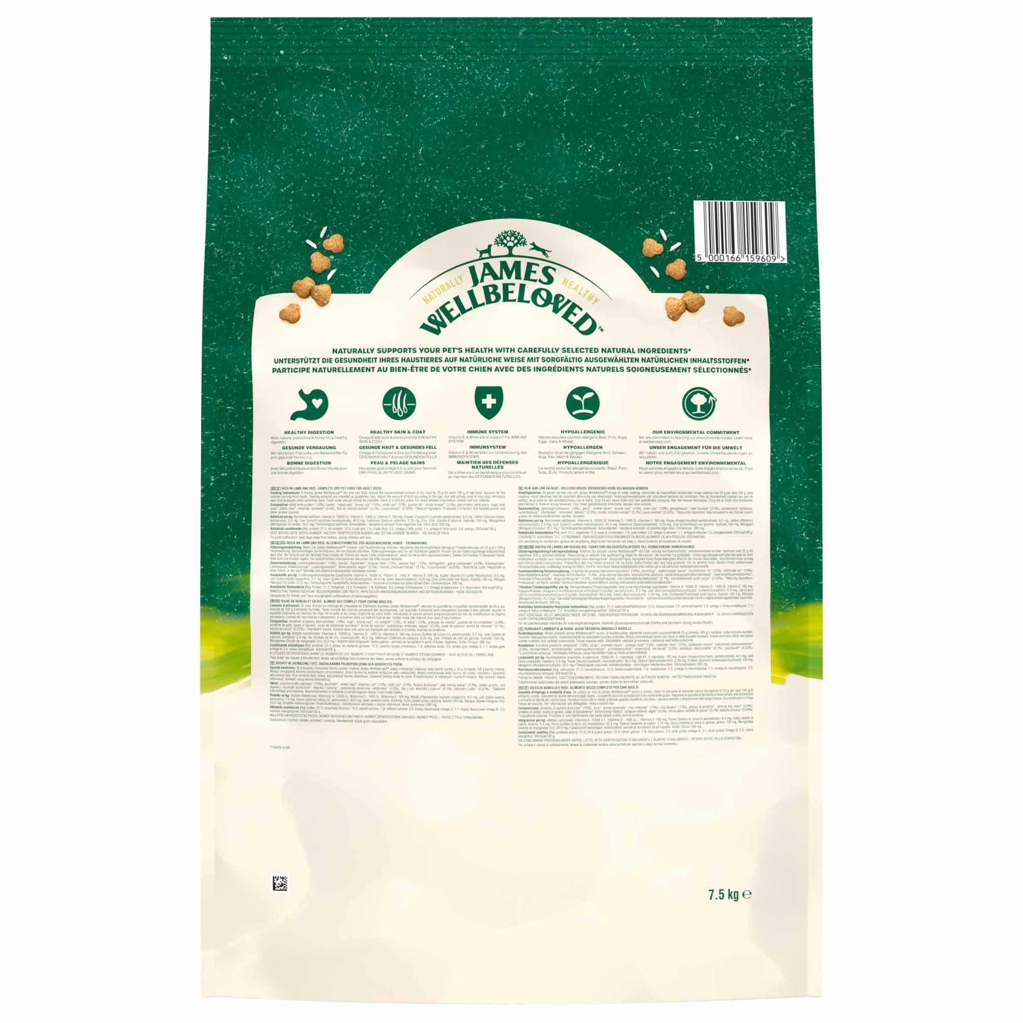 James Wellbeloved Adult Dry Dog Food - Lamb & Rice - Image 13