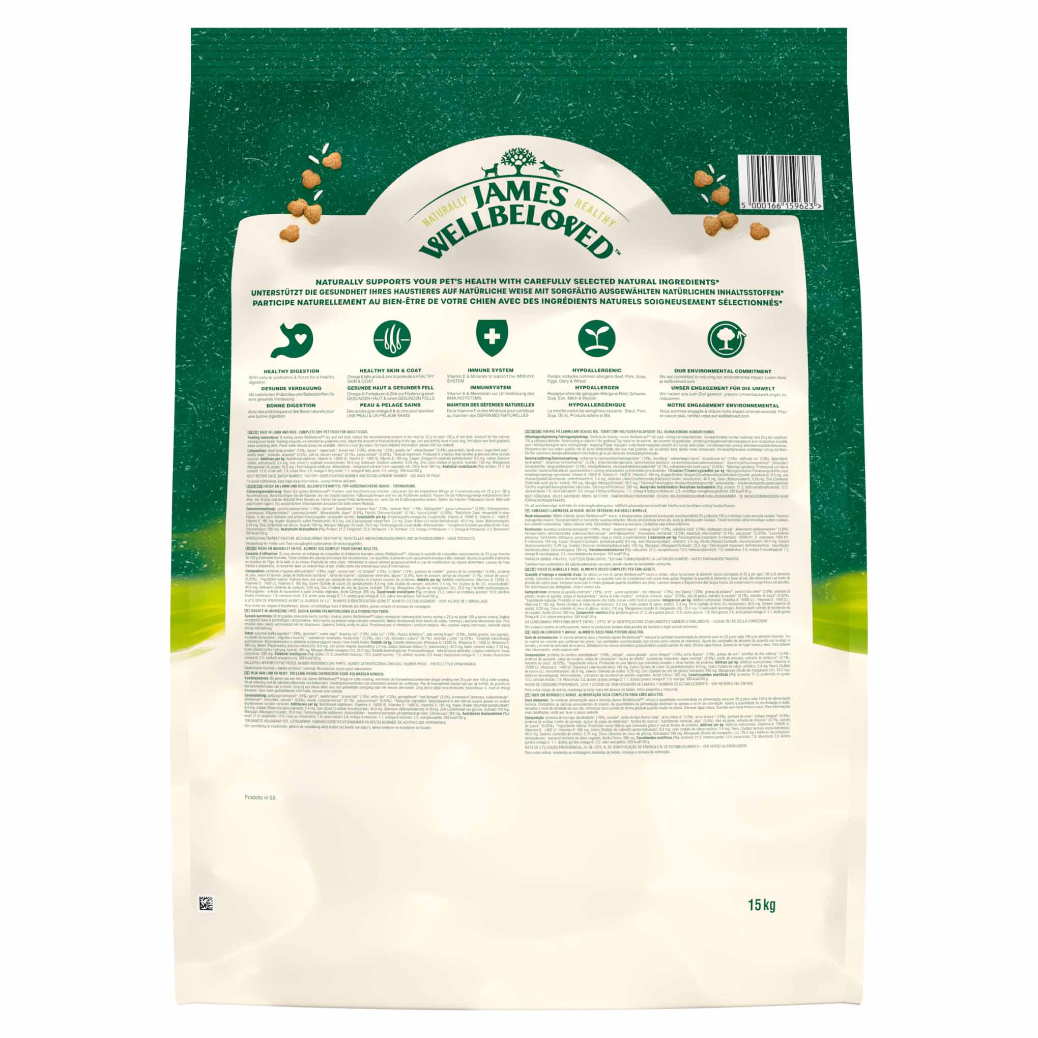 James Wellbeloved Adult Dry Dog Food - Lamb & Rice - Image 4