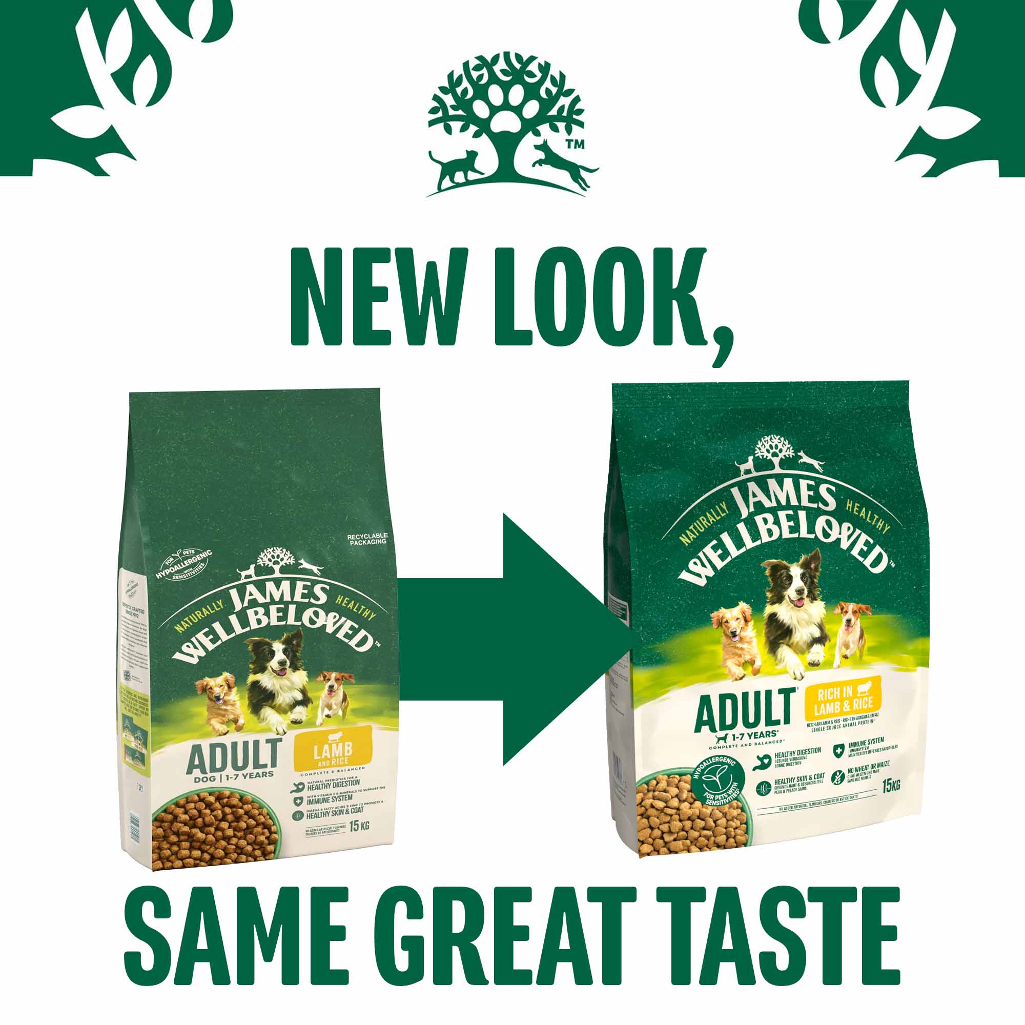 James Wellbeloved Adult Dry Dog Food - Lamb & Rice - Image 5