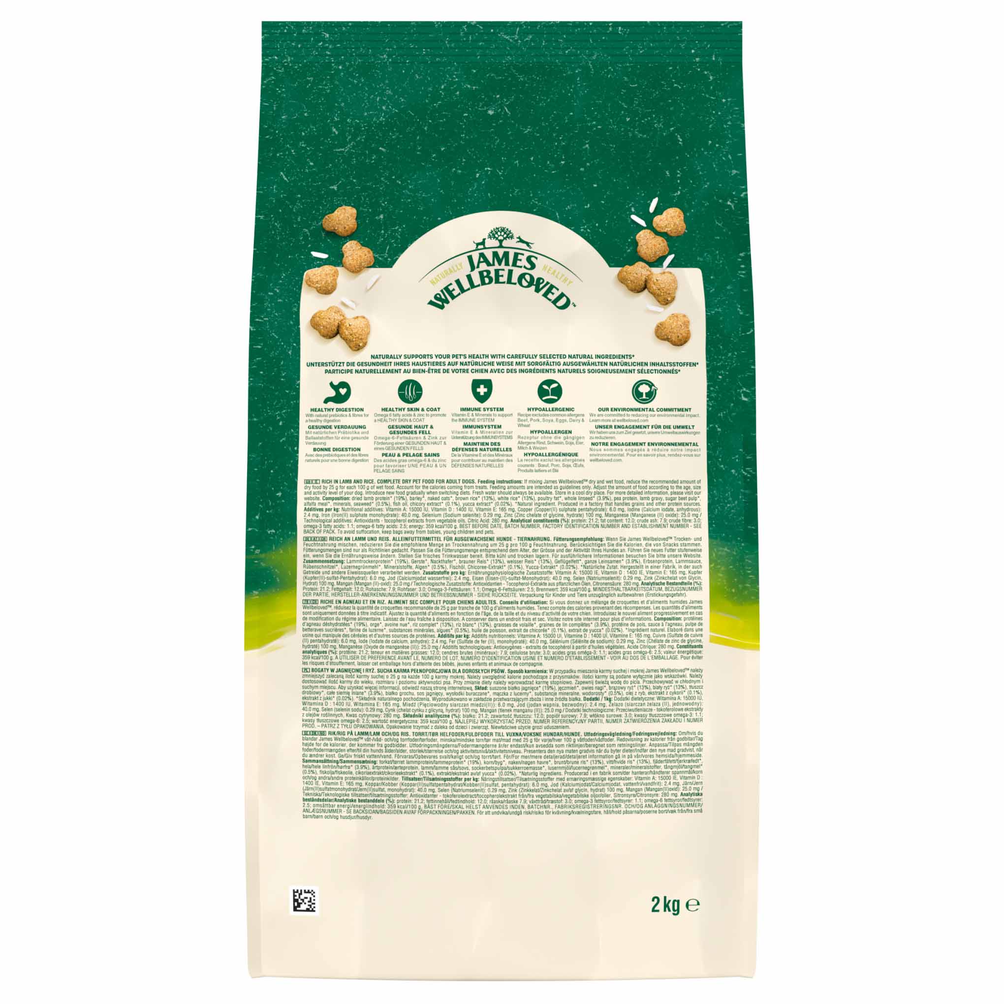 James Wellbeloved Adult Dry Dog Food - Lamb & Rice - Image 9