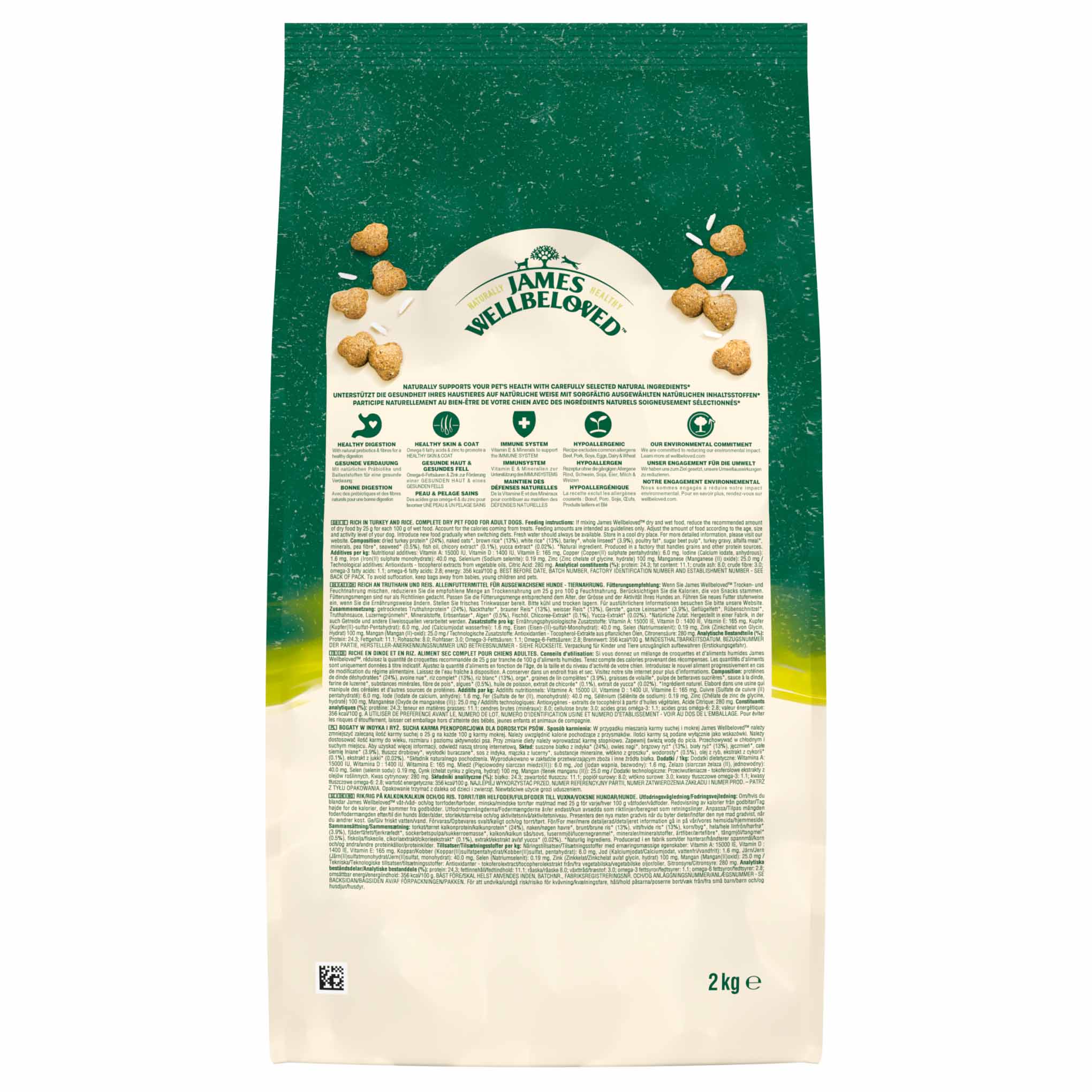 James Wellbeloved Adult Dry Dog Food - Turkey & Rice - Image 11