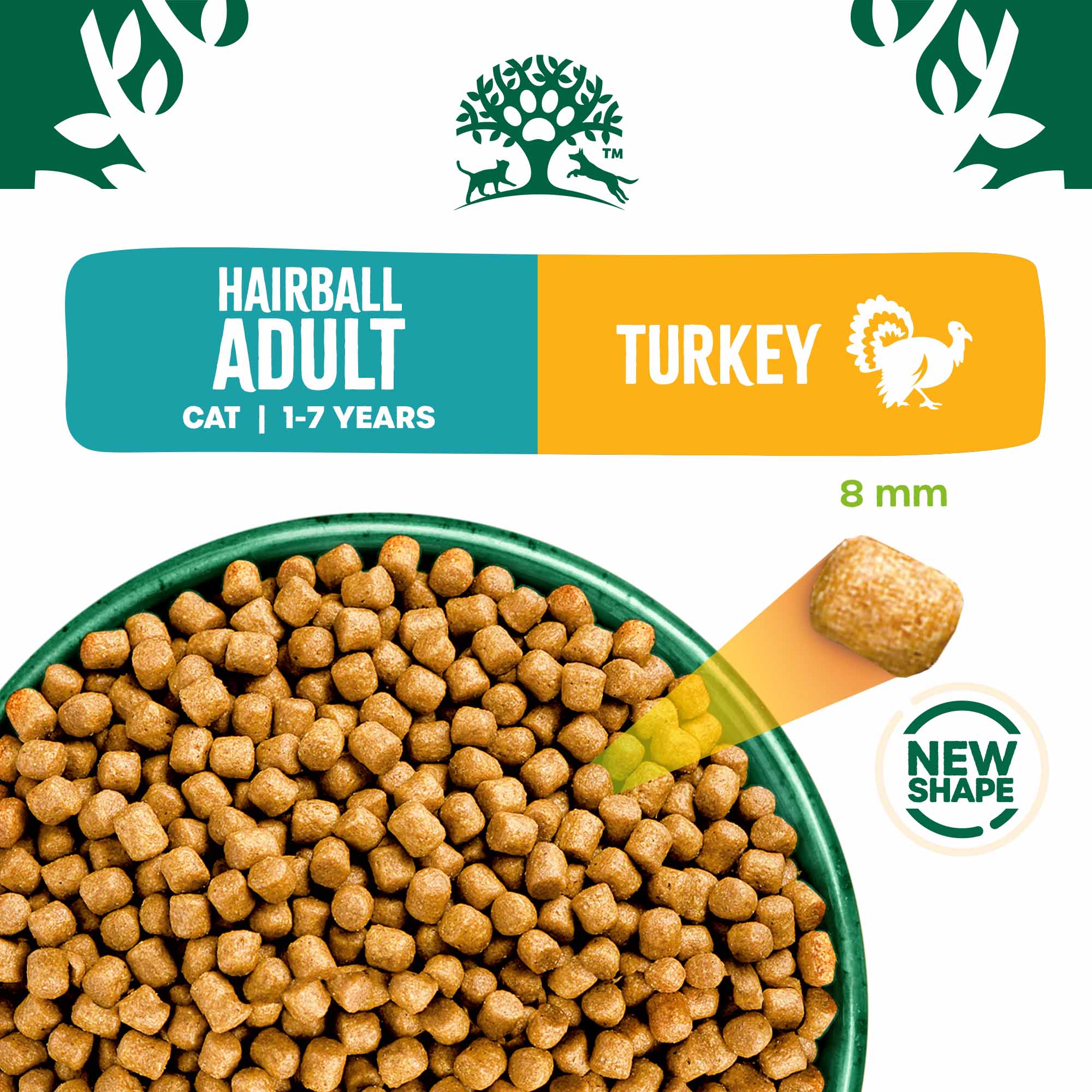 James Wellbeloved Adult Hairball Dry Cat Food - Turkey - Image 14