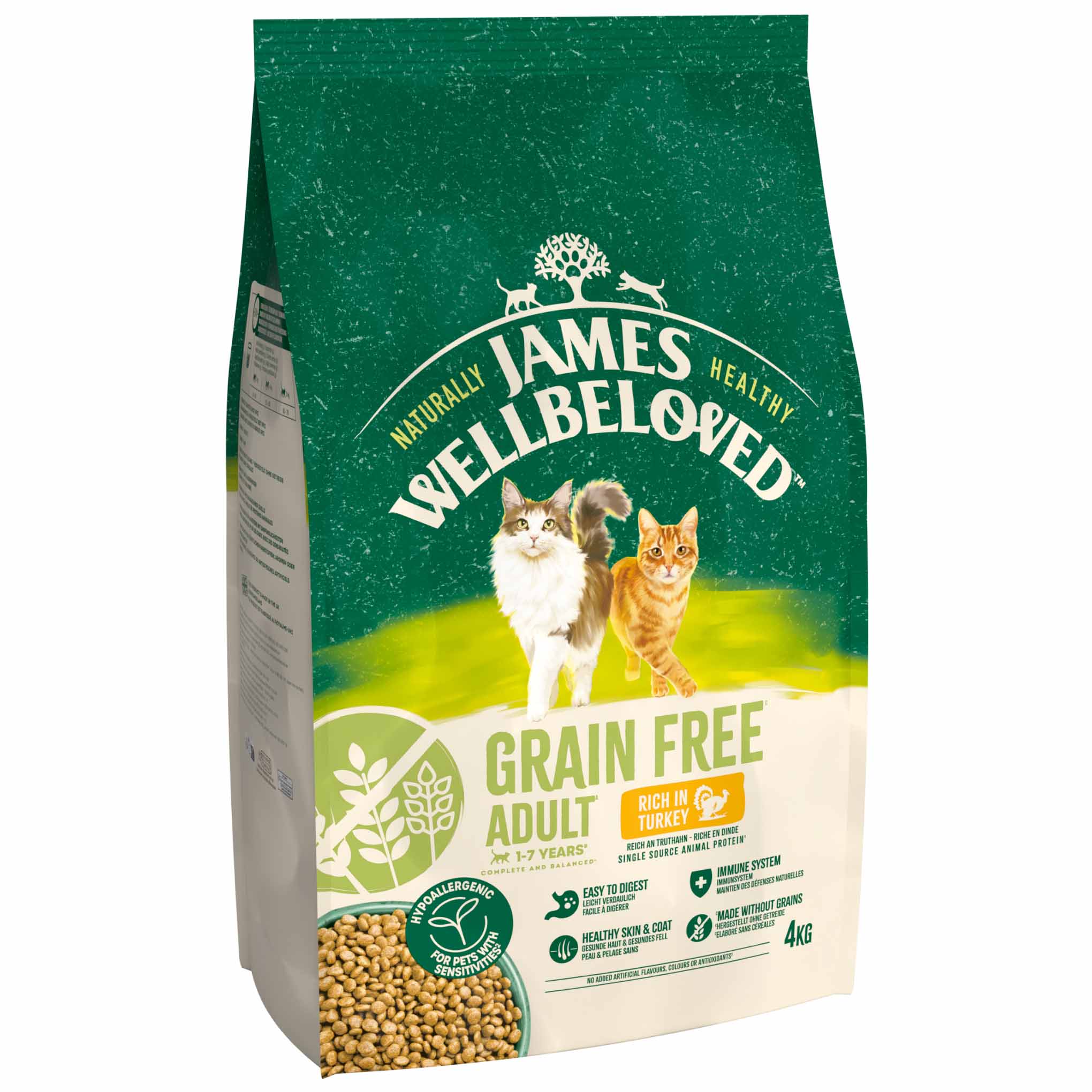 James Wellbeloved Grain Free Adult Dry Cat Food - Turkey - Image 10