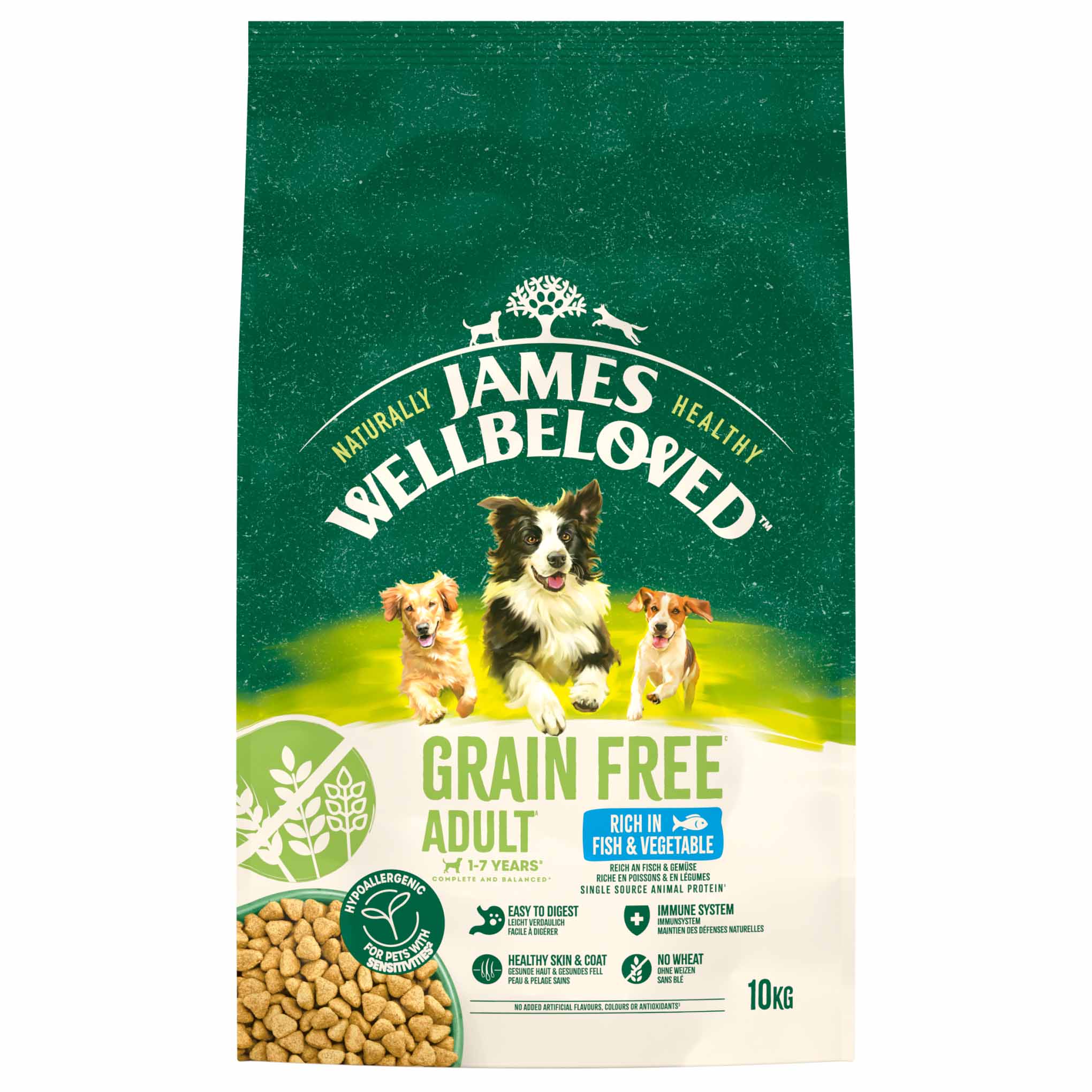 James Wellbeloved Grain Free Adult Dry Dog Food - Fish & Veg - Image 8