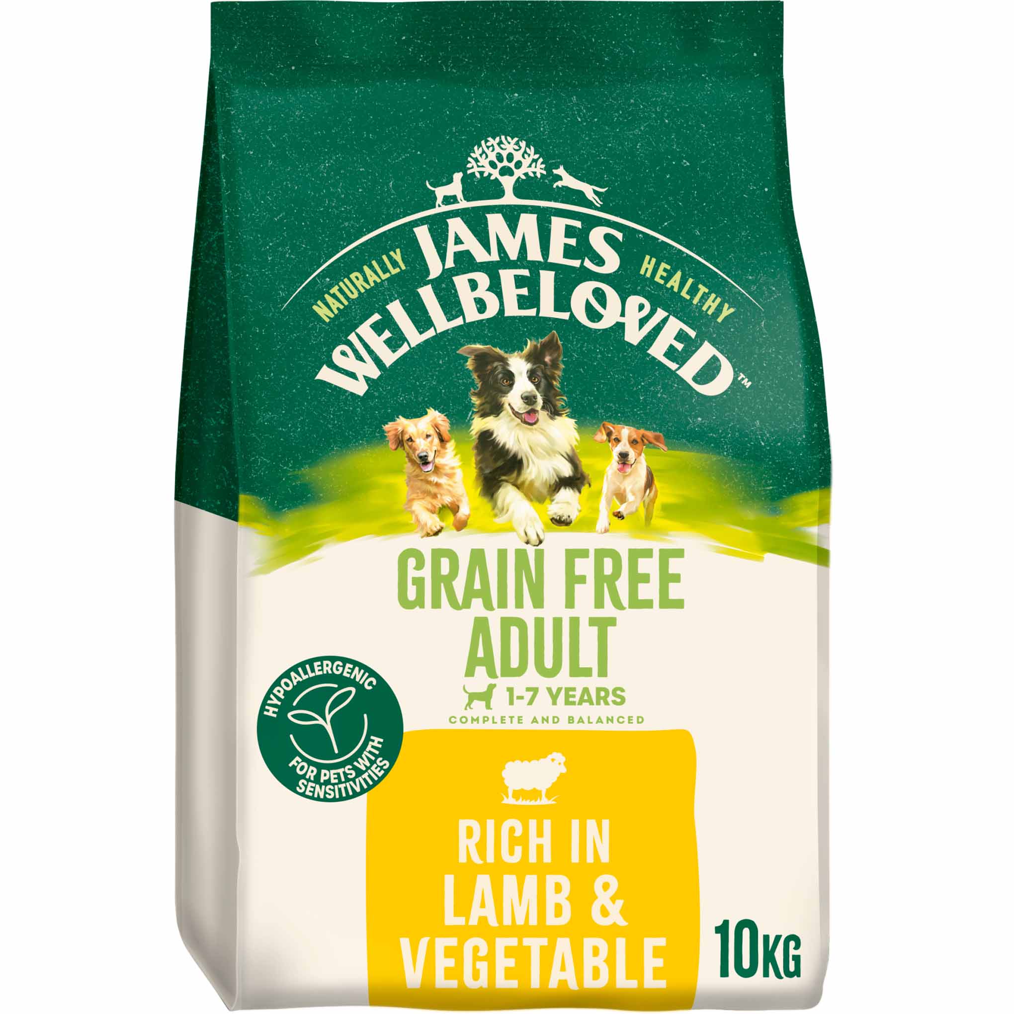 James Wellbeloved Grain Free Adult Dry Dog Food - Lamb & Veg - Image 2