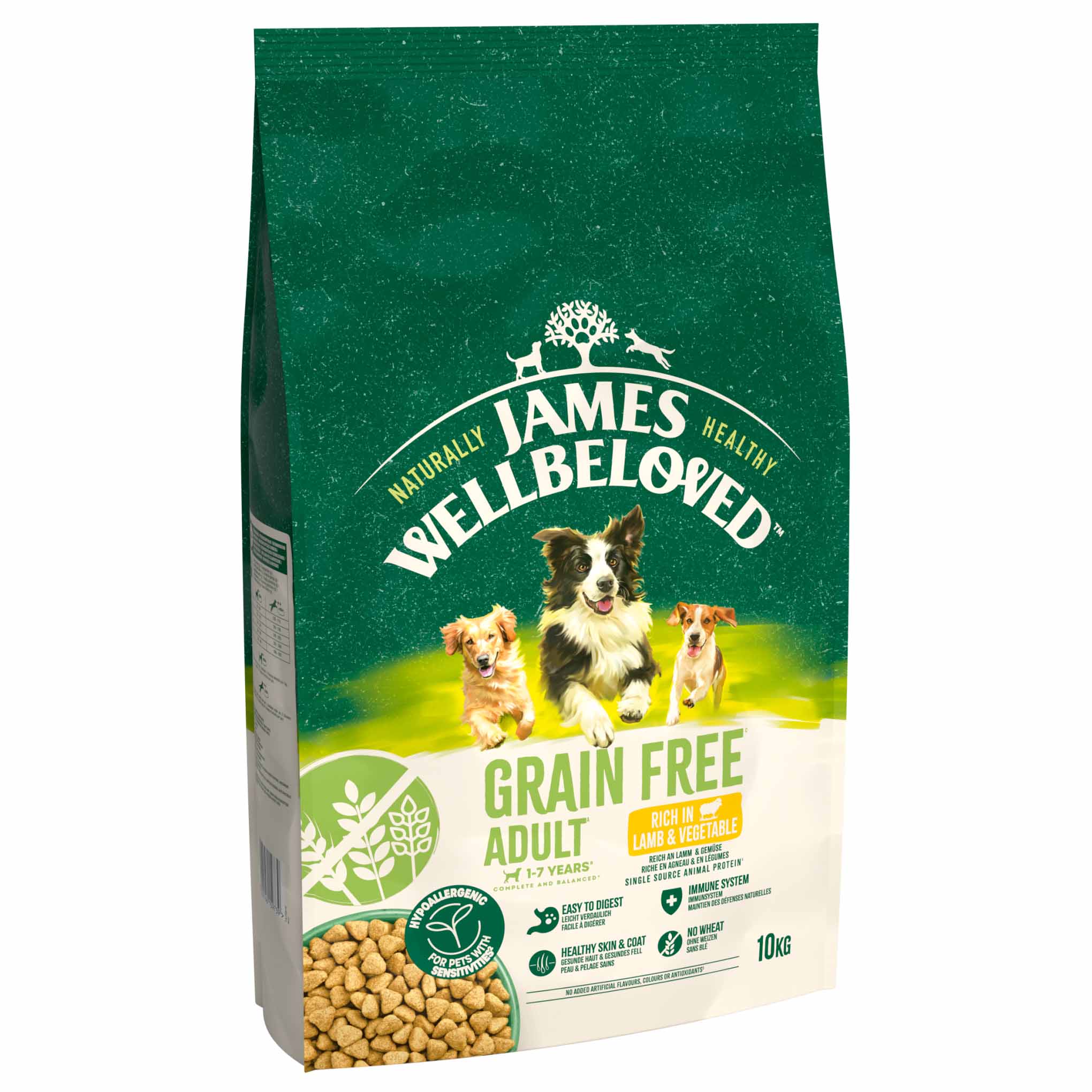 James Wellbeloved Grain Free Adult Dry Dog Food - Lamb & Veg - Image 3