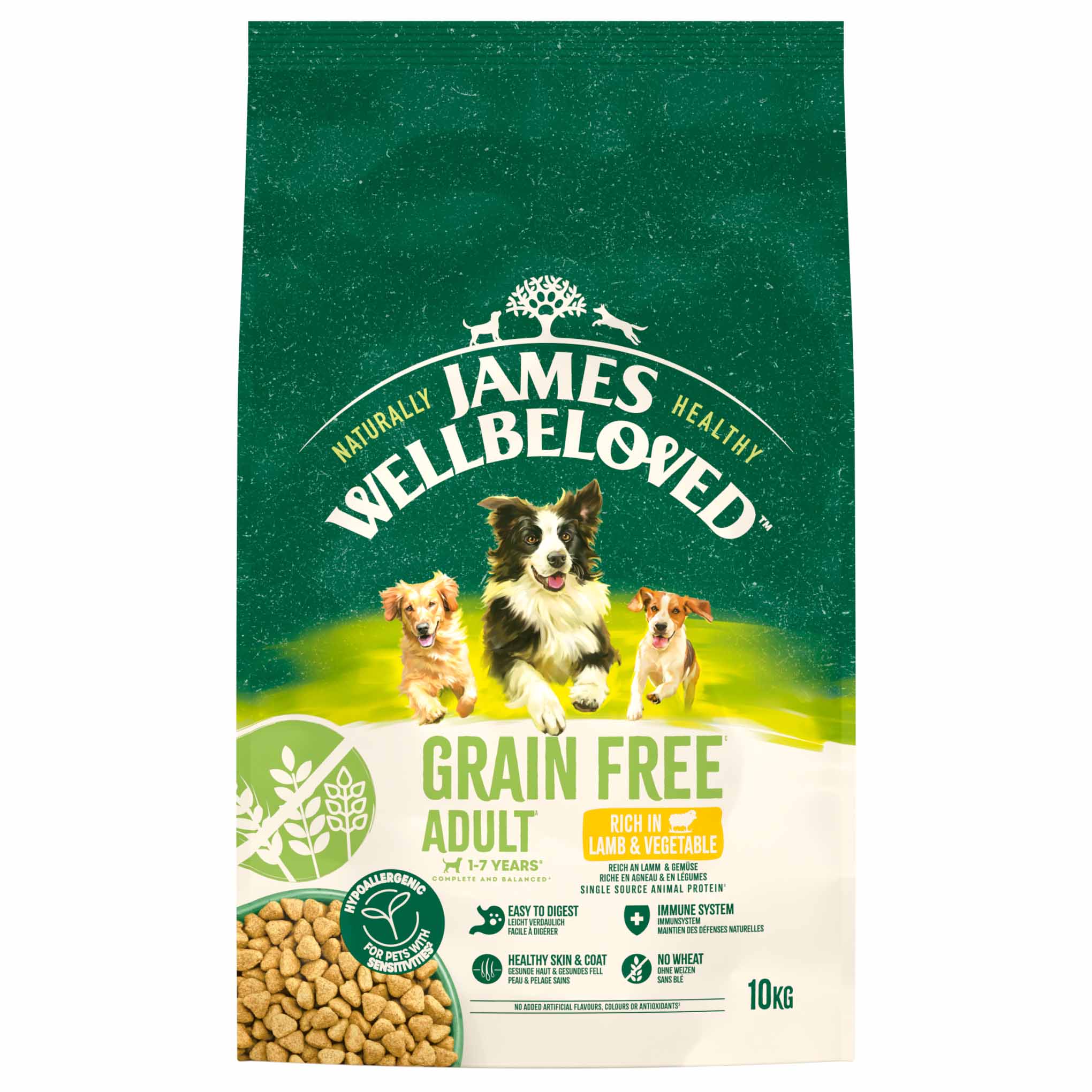 James Wellbeloved Grain Free Adult Dry Dog Food - Lamb & Veg - Image 4