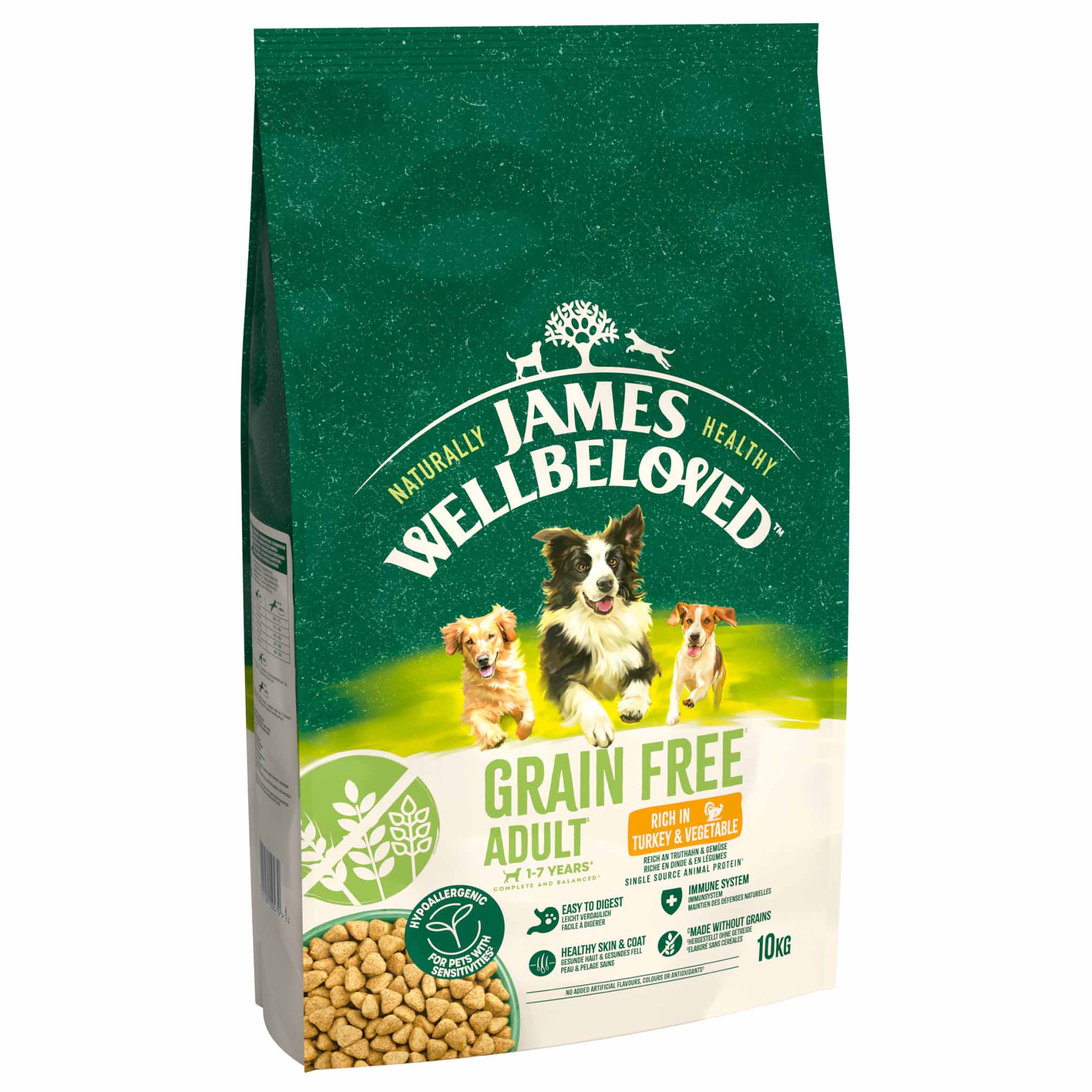 James Wellbeloved Grain Free Adult Dry Dog Food - Turkey & Veg - Image 10