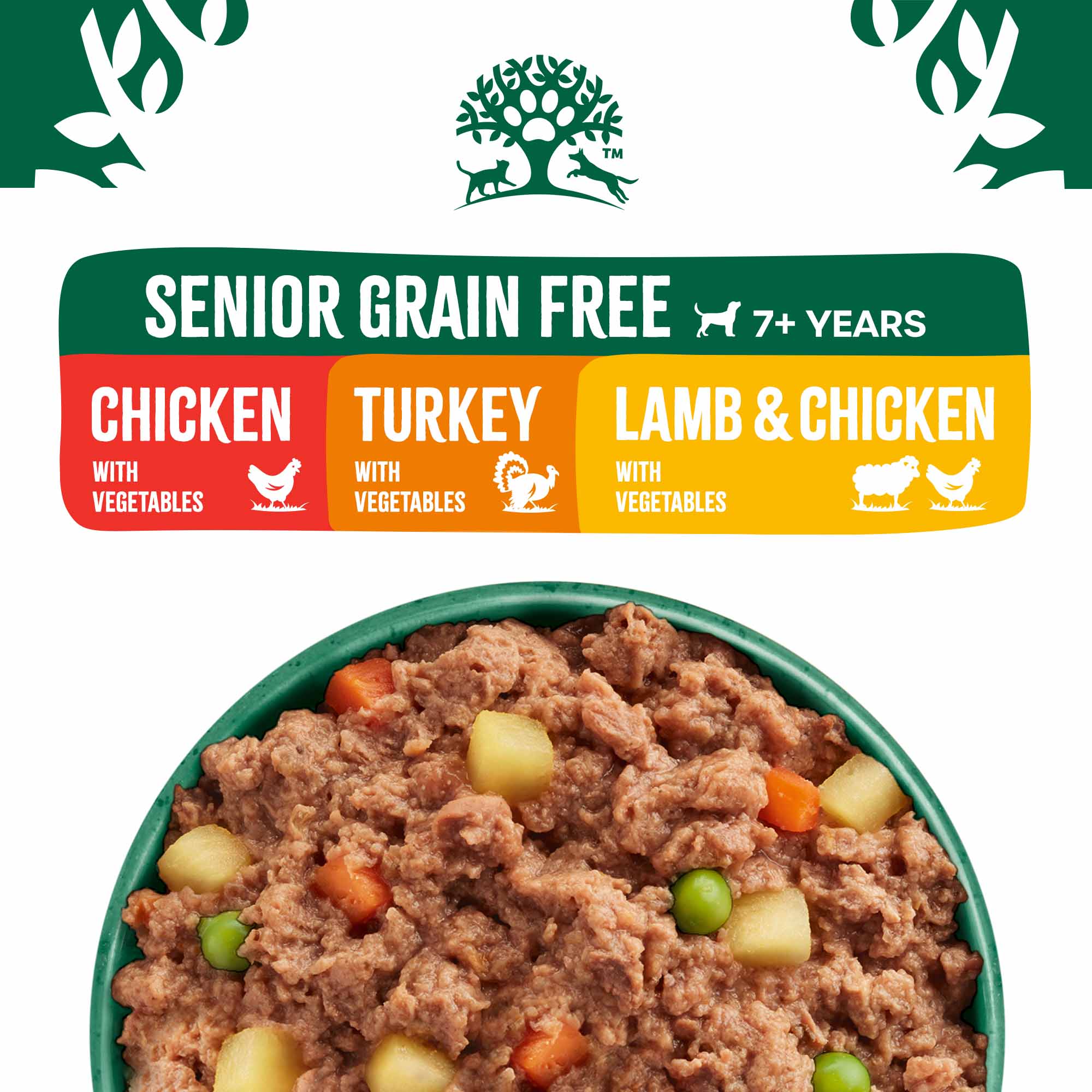 James Wellbeloved Grain Free Senior Wet Dog Food in Loaf - Turkey, Lamb and Chicken -12x400g cans - Image 9