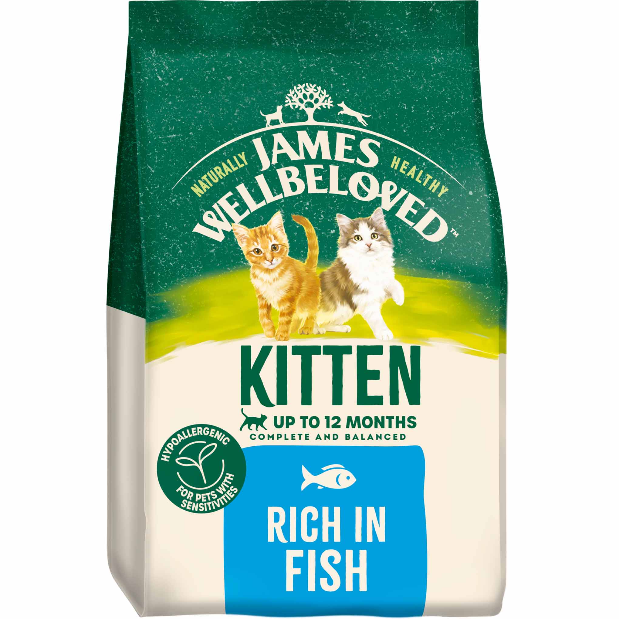 James Wellbeloved Kitten Dry Cat Food - Fish