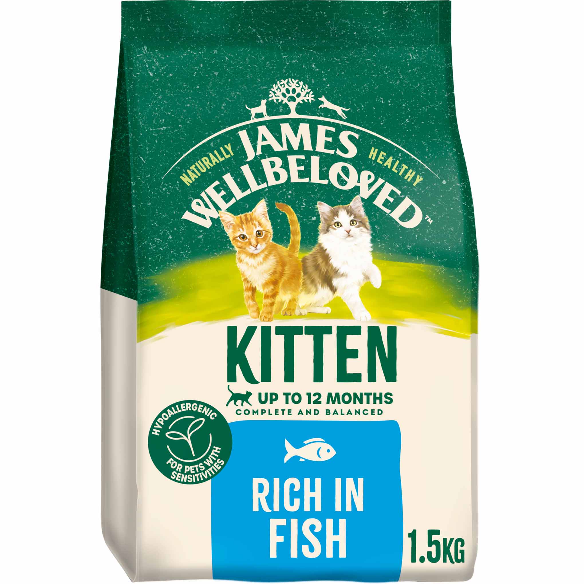 James Wellbeloved Kitten Dry Cat Food - Fish - Image 2