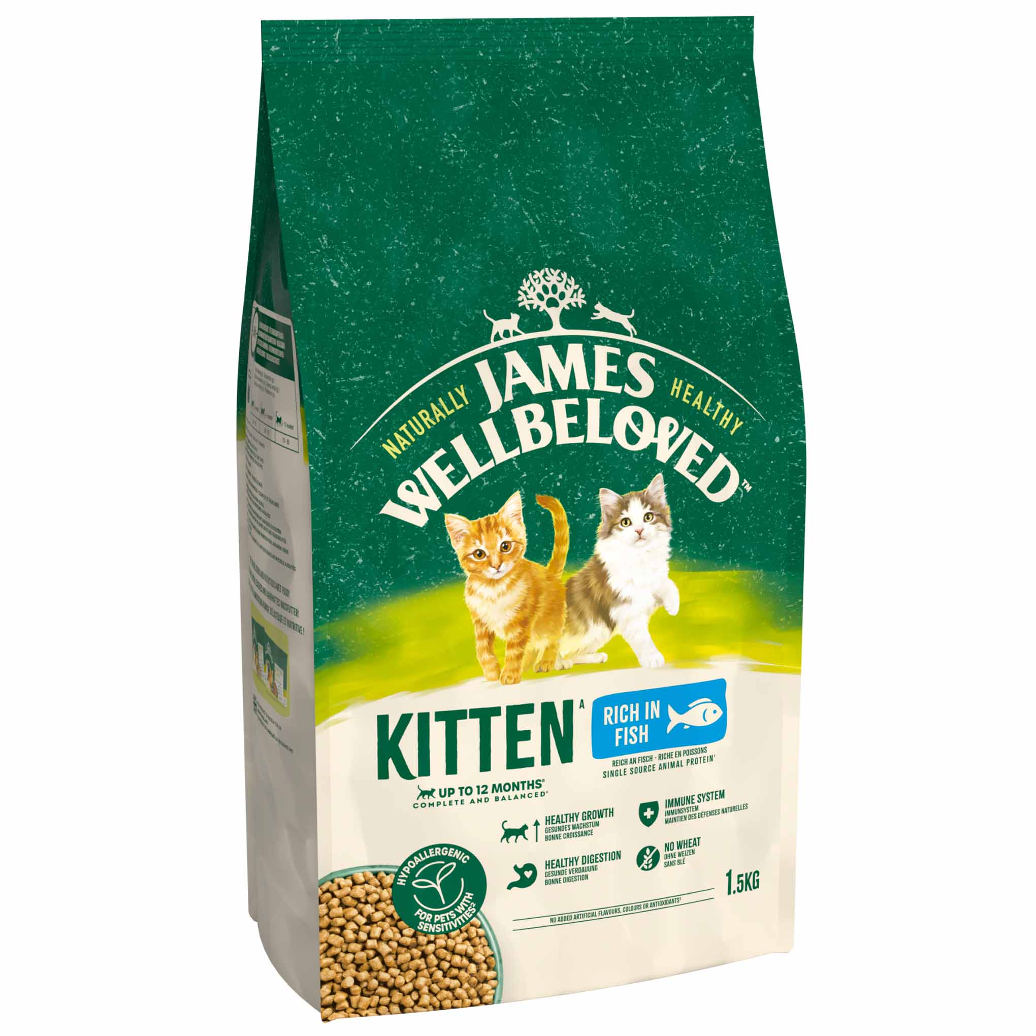 James Wellbeloved Kitten Dry Cat Food - Fish - Image 3