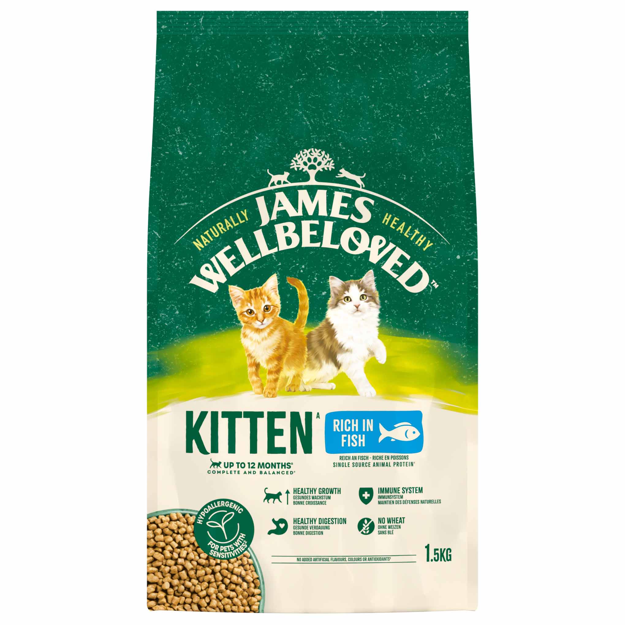 James Wellbeloved Kitten Dry Cat Food - Fish - Image 4